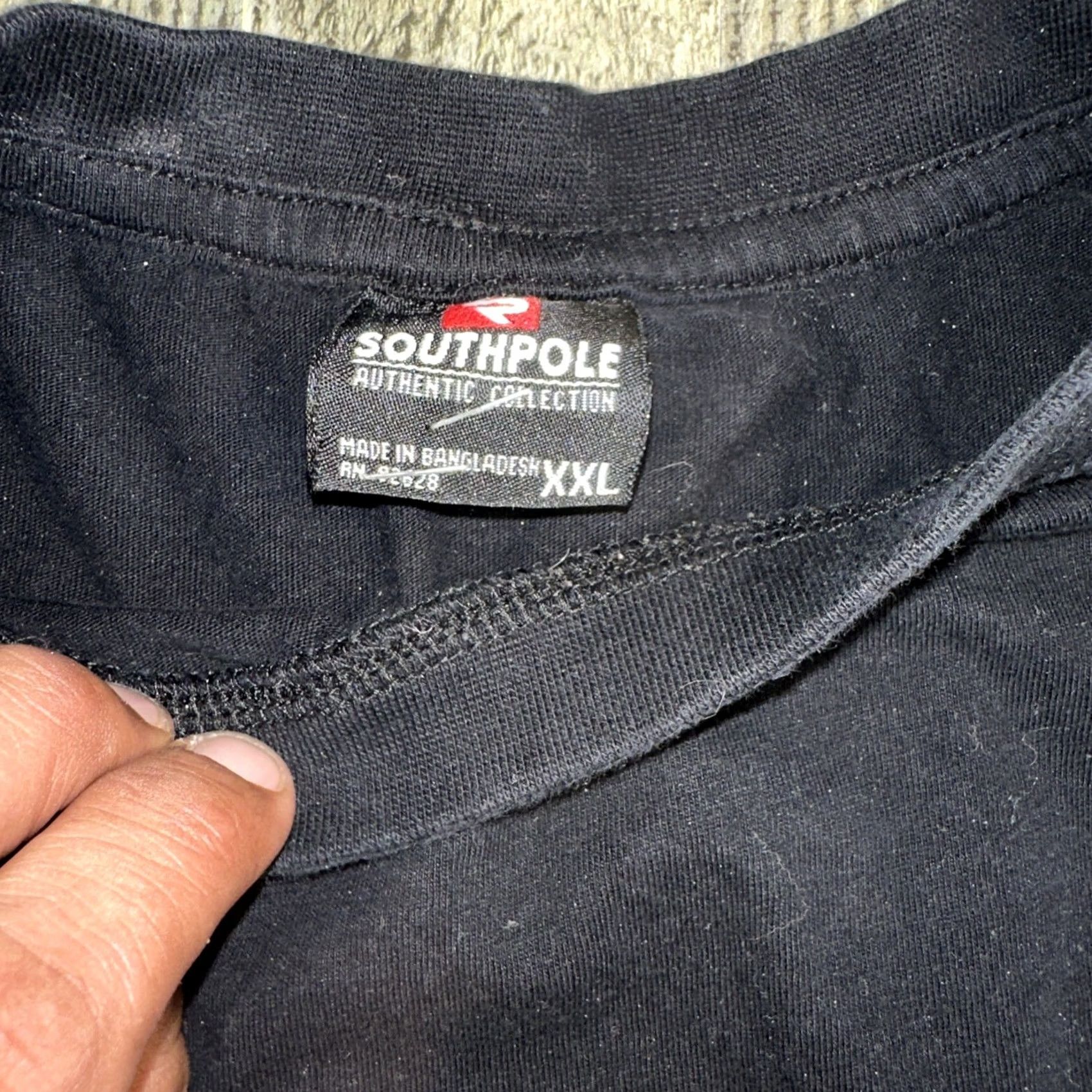 Southpole VINTAGE South Pole Mens T-Shirt Black Camouflage Graphic Print Crew Neck Short Sleeve 2XL Adults Mens Size US XXL / EU 58 / 5 - 3 Thumbnail