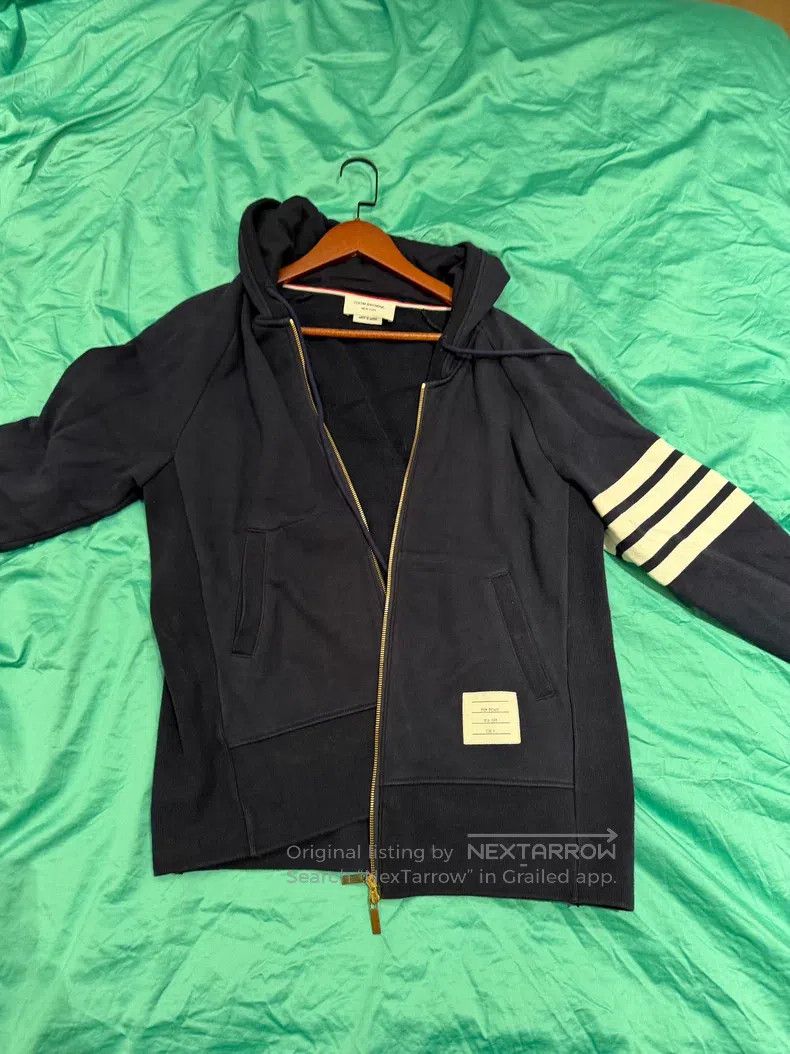 Thom Browne Thom Browne Black Hooded Sweatshirt Size US XL / EU 56 / 4 - 2 Thumbnail