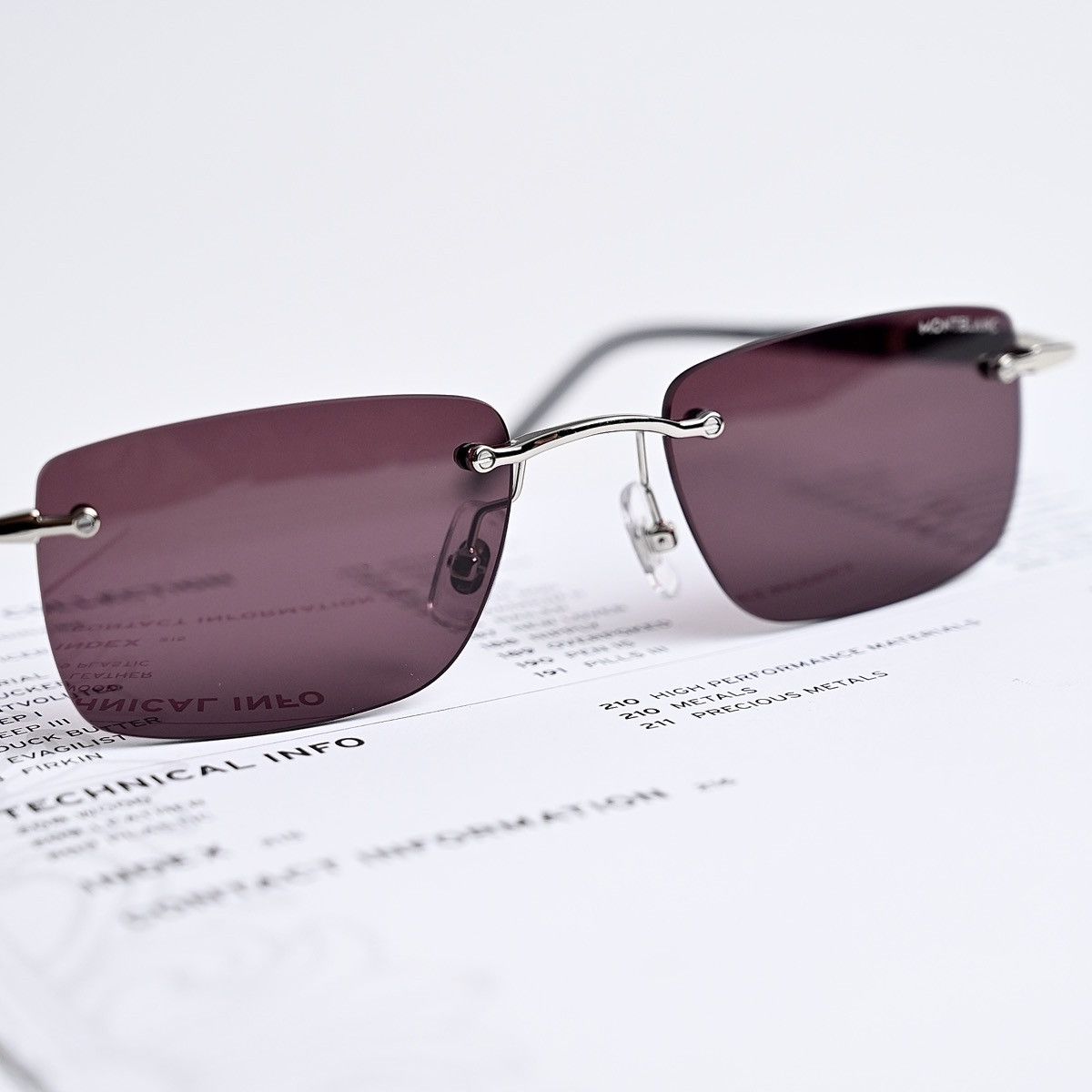 Montblanc MONTBLANC MB0344S SUNGLASSES Size ONE SIZE - 8 Thumbnail