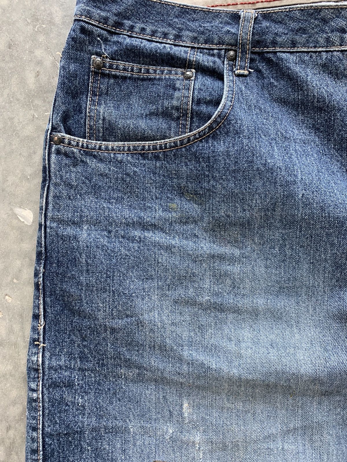 Marithe + Francois Girbaud × Southpole × Vintage Crazy Vintage Y2K MFG Jean Shorts Baggy Skater Opium Size US 42 / EU 58 - 5 Thumbnail
