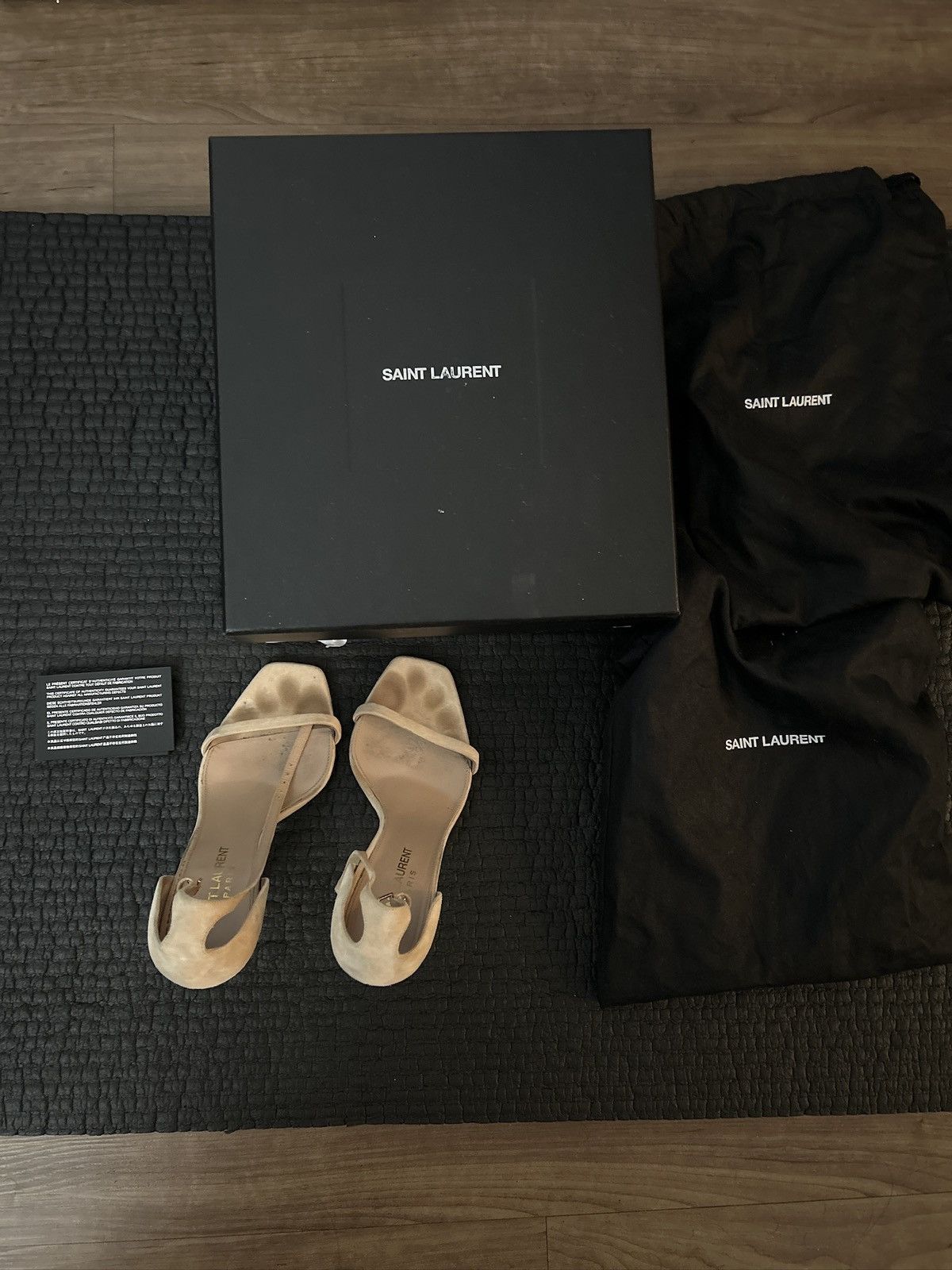 Saint Laurent Paris Saint Laurent Opyum Cashmere Heels Size US 6.5 / IT 36.5 - 2 Thumbnail