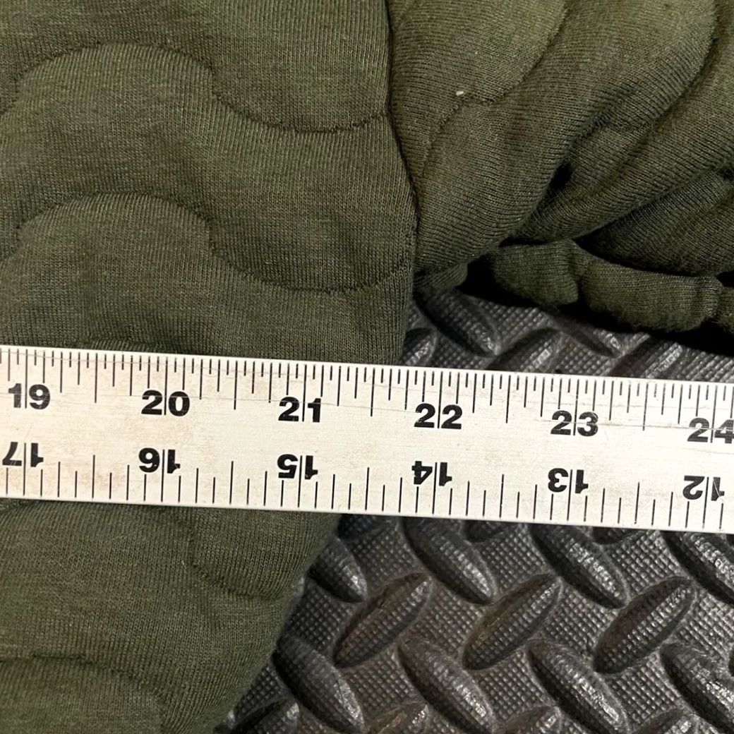 Zara ZARA Bomber Jacket Women Olive Green Quilted Full Zip Size S Outerwear Comfort Size S / US 4 / IT 40 - 5 Thumbnail