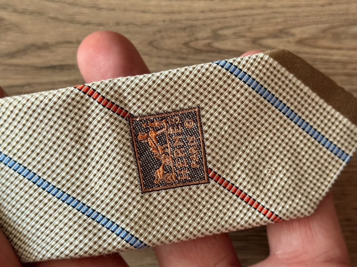 Hermes Hermès Paris Tie Size ONE SIZE - 4 Thumbnail