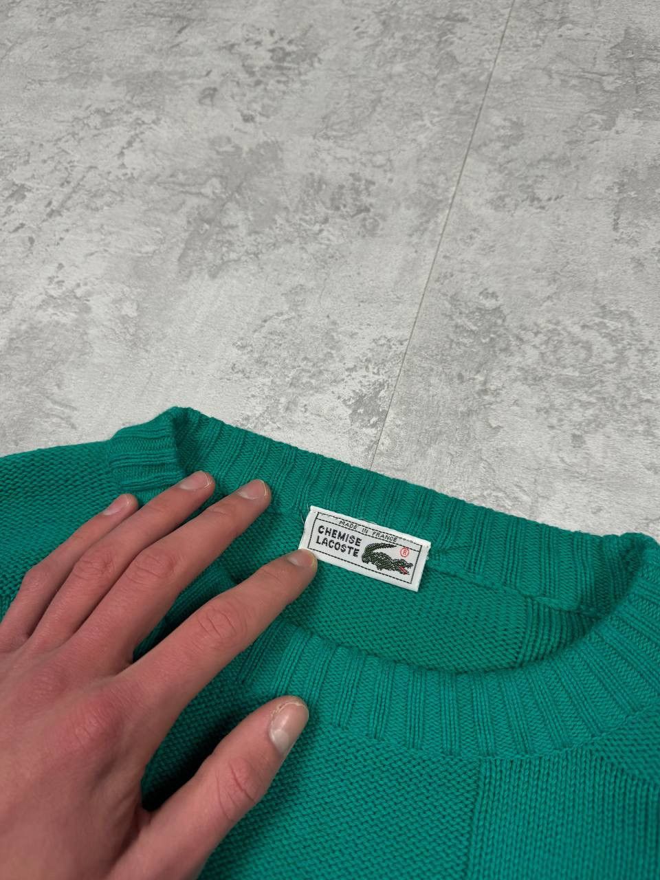 Lacoste Vintage Lacoste Y2K Green Sweater Size L-XL Size US L / EU 52-54 / 3 - 10 Thumbnail