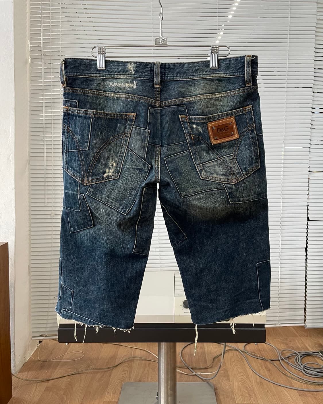 Dolce & Gabbana patchwork denim shorts