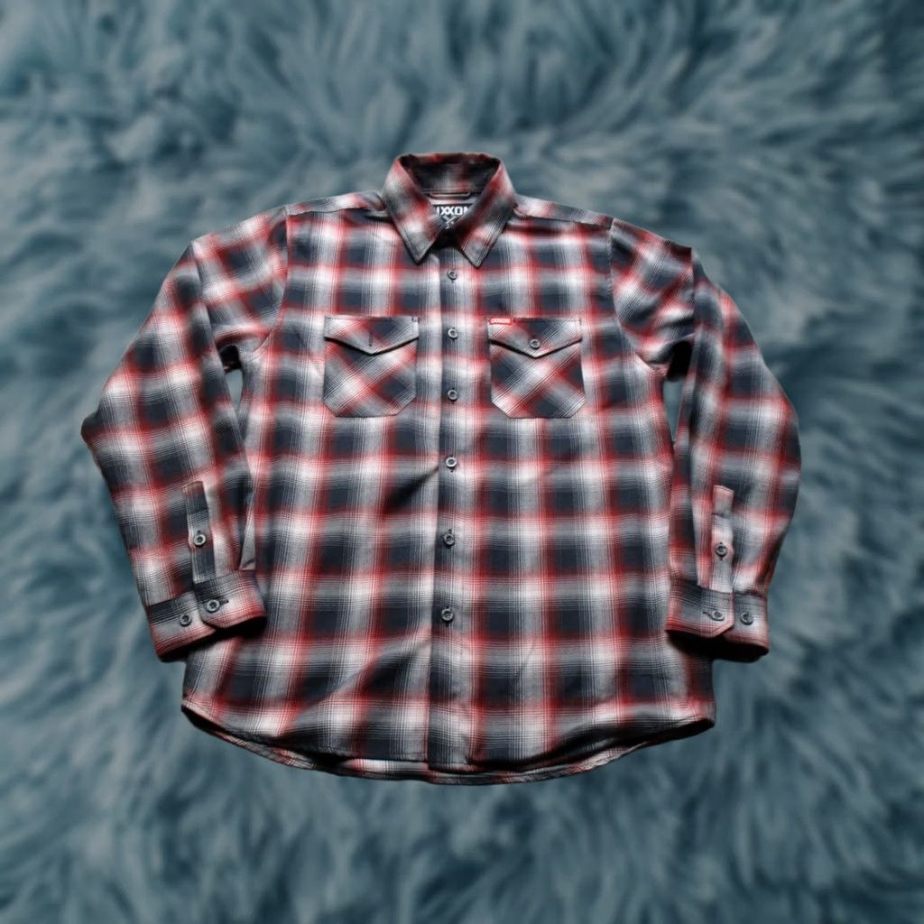 Vintage Dixxon Flannel Company Shirt Mens Medium Red Black Plaid Equalizer LS Button Size US M / EU 48-50 / 2 - 1 Thumbnail