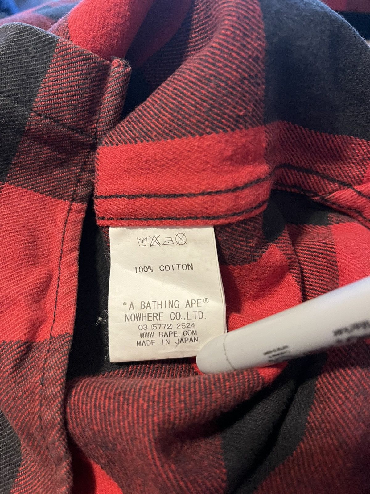 Bape Plaid Button Up Shirt Size US L / EU 52-54 / 3 - 5 Thumbnail
