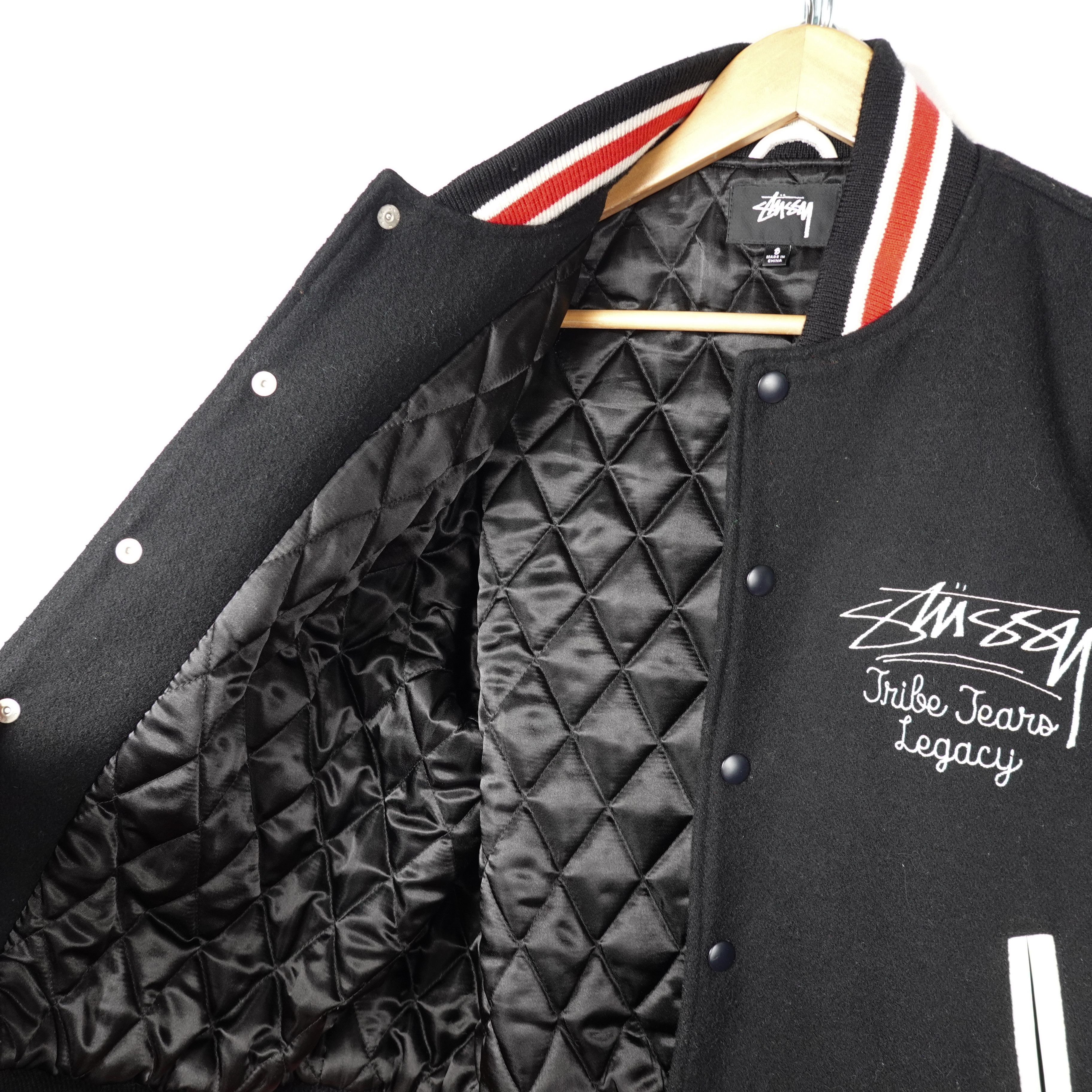 DENIM TEARS × Our Legacy × Stussy Stussy Denim Tears Our Legacy TTL Varsity Jacket - Size S Size US S / EU 44-46 / 1 - 8 Thumbnail