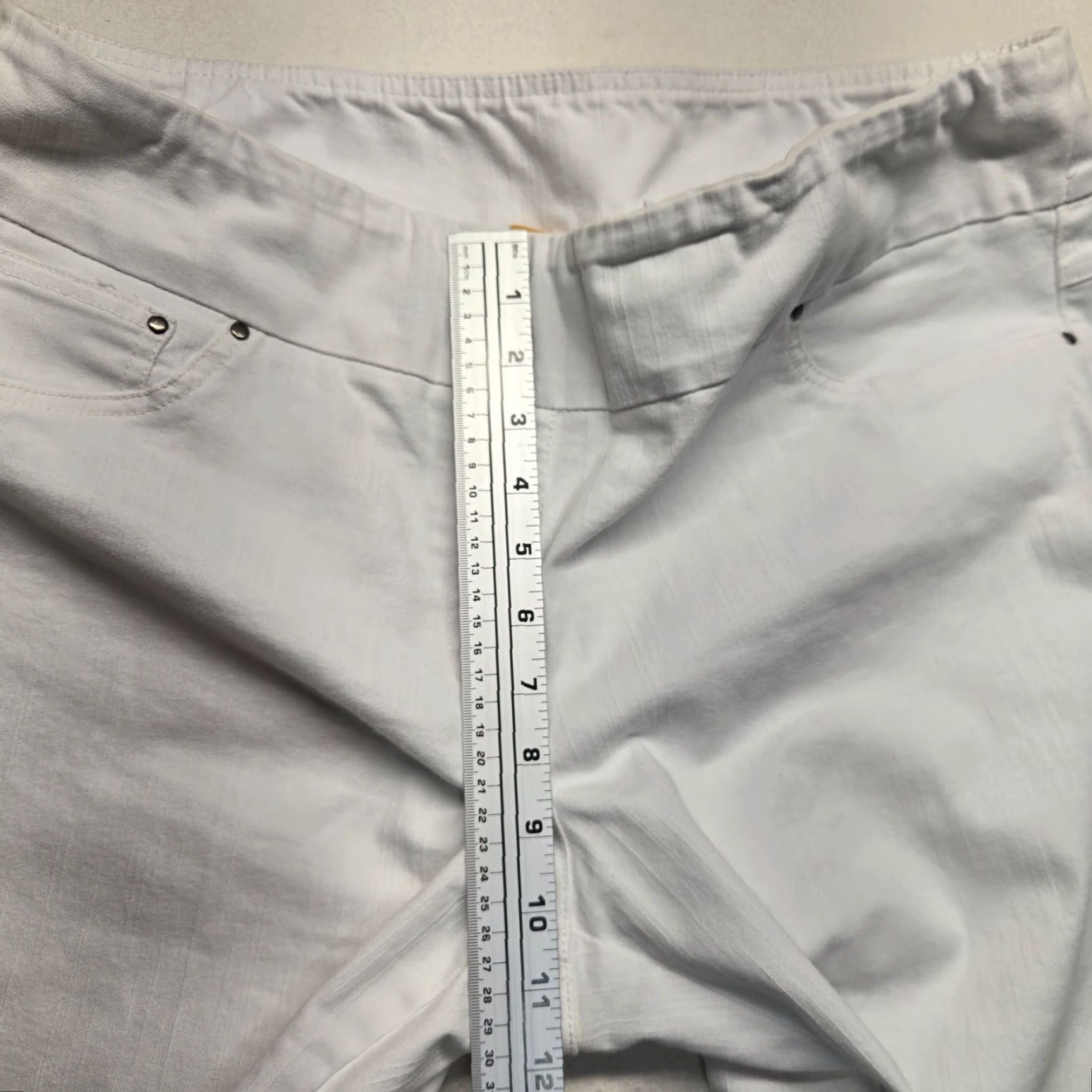 Vintage VINTAGE Ruby Rd. Wide Leg Pants Lightweight Adult Women's Size 16 White Pleated High Rise Relaxed Bohemian Size 38" / US 16 / IT 52 - 5 Thumbnail