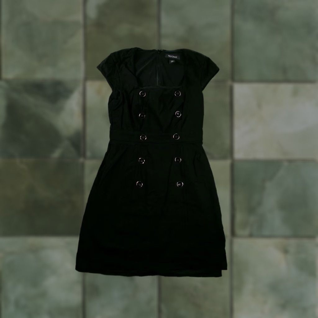 White House Black Market White House Black Market Dress Womens 4 Black Short Sleeve Double Breasted Size 27" / US 4 / IT 40 - 1 Thumbnail