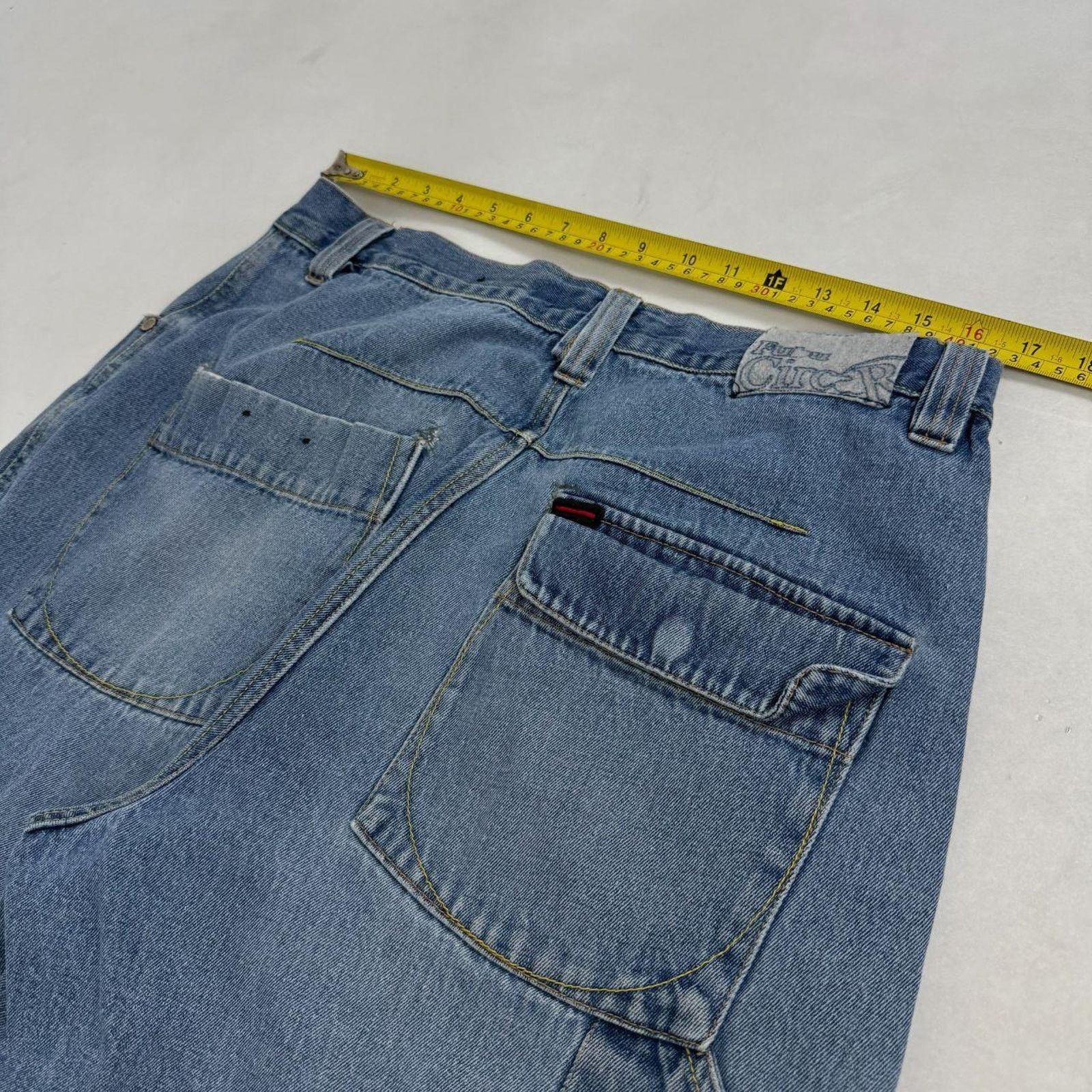 Fubu × JNCO × Vintage Vintage y2k fubu stonewash archive baggy wide leg jeans Size US 34 / EU 50 - 5 Thumbnail