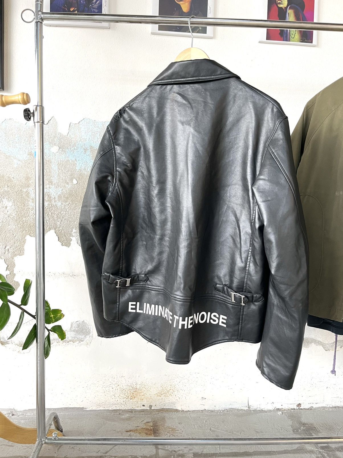 GU × Undercover RARE‼️GU X Undercover “Eliminate The Noise” Leather Jackets Size US M / EU 48-50 / 2 - 2 Thumbnail