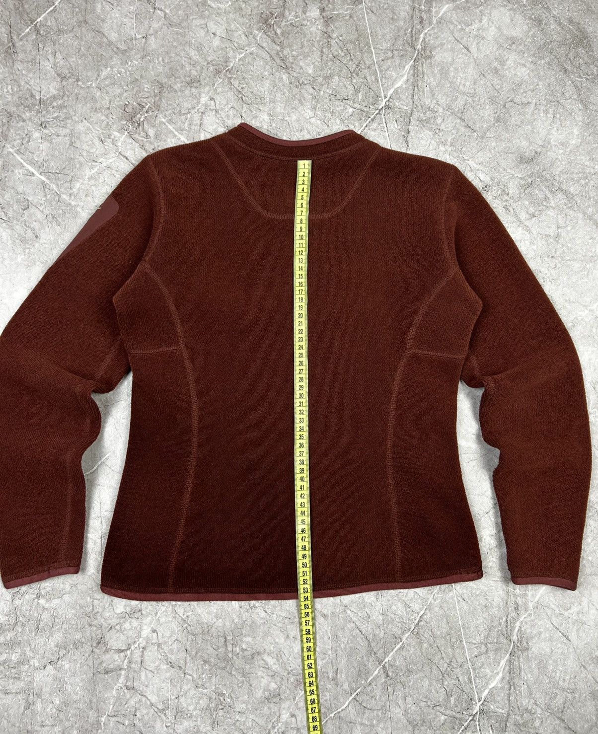 Arc'teryx Vintage Arctery Polartec Fleece Burgundy Pullover Size S / US 4 / IT 40 - 13 Thumbnail