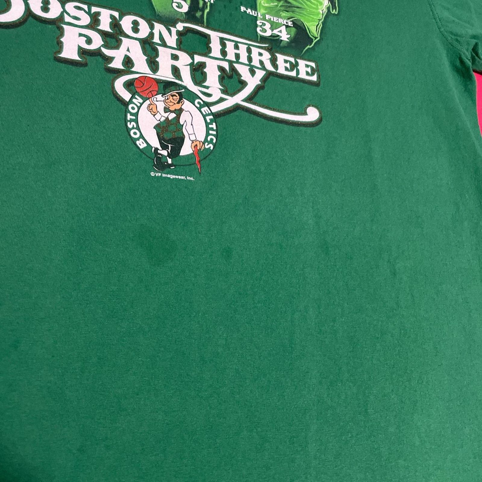 Majestic × NBA Y2K 2008 NBA Boston Celtics Paul Pierce Kevin Basketball Tee Size US XL / EU 56 / 4 - 4 Thumbnail