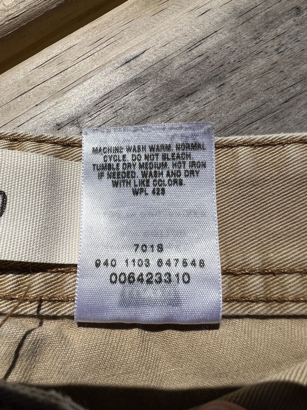 Levi's × Vintage Vintage Y2K Levi’s Baggy Cargo Khaki Pants Size US 38 / EU 54 - 6 Thumbnail
