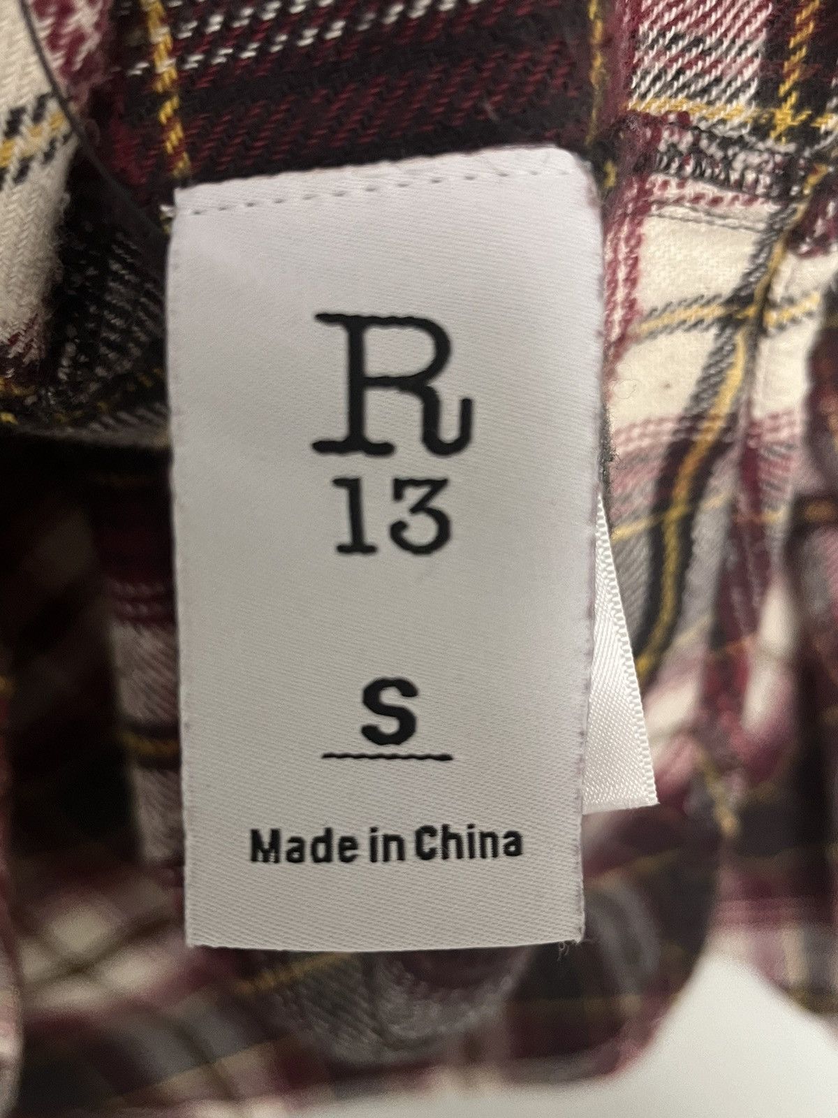 R13 Ziggy workwear shirt. Small. Size US S / EU 44-46 / 1 - 4 Thumbnail