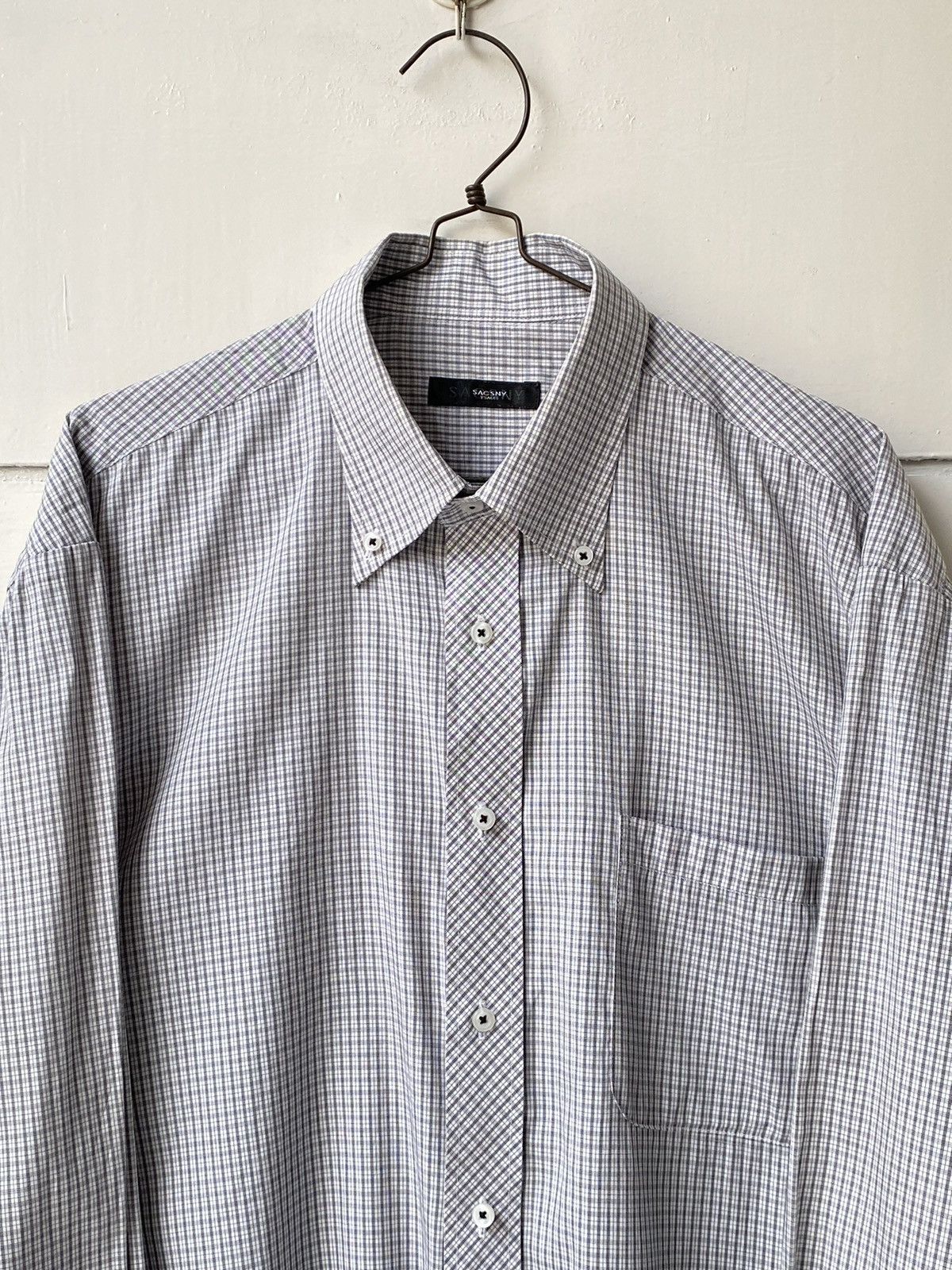 Yohji Yamamoto Yohji Yamamoto SACSNY Y’SACCS Plaid Shirt Size US L / EU 52-54 / 3 - 3 Thumbnail