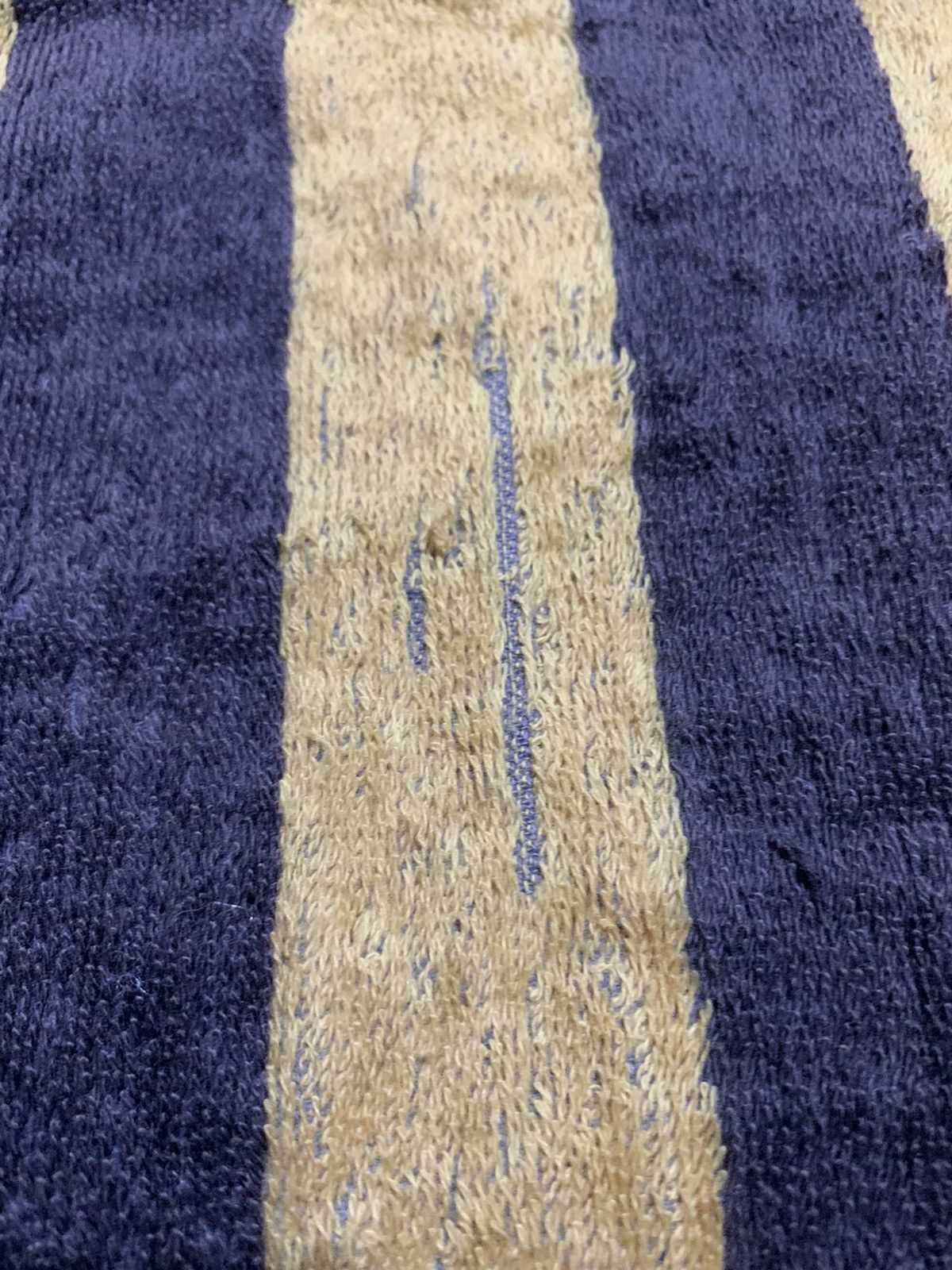 Fendi monogram striped towel