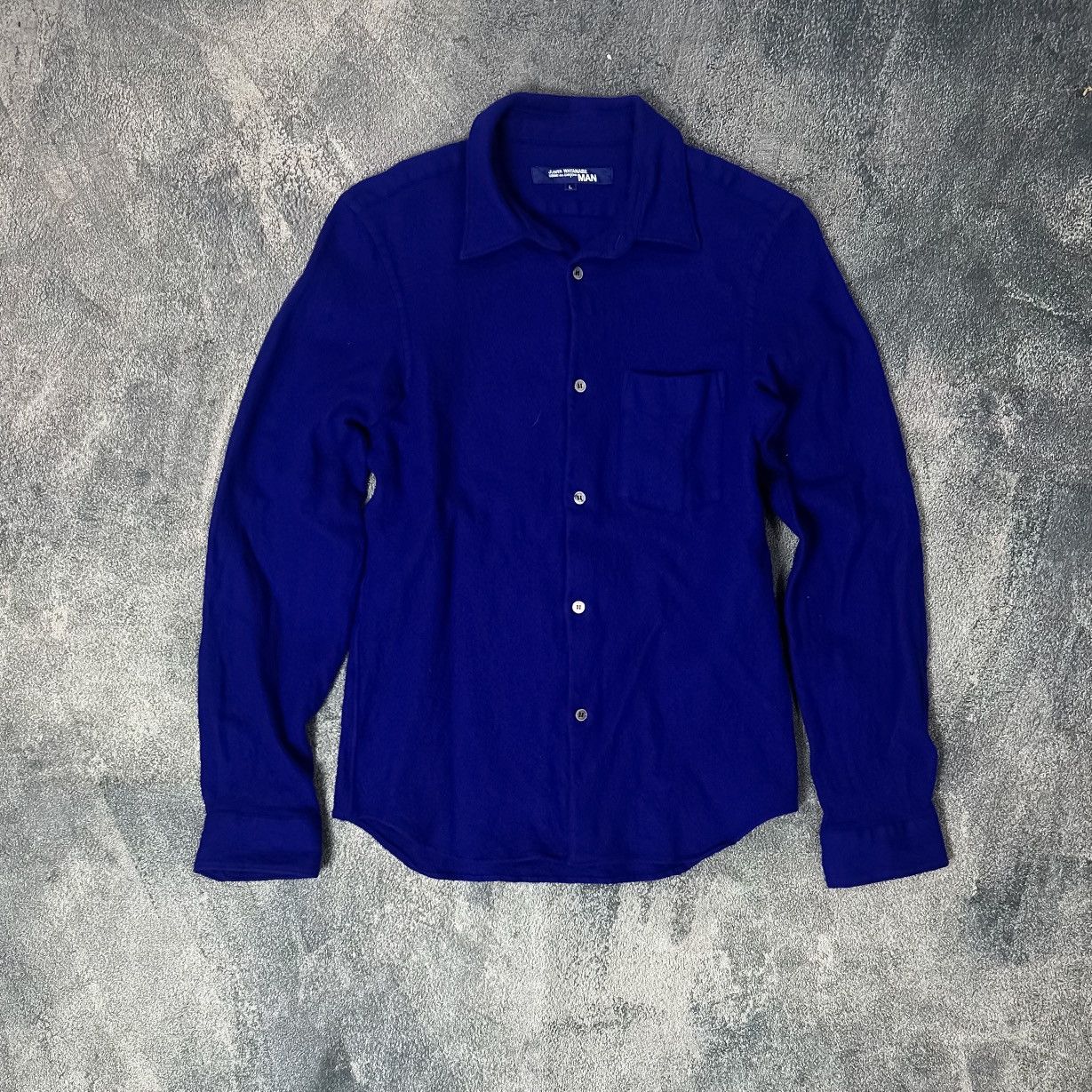 Junya Watanabe 🐐2002 South Dakota Middle School Cows Wool Button up Size US S / EU 44-46 / 1 - 2 Thumbnail