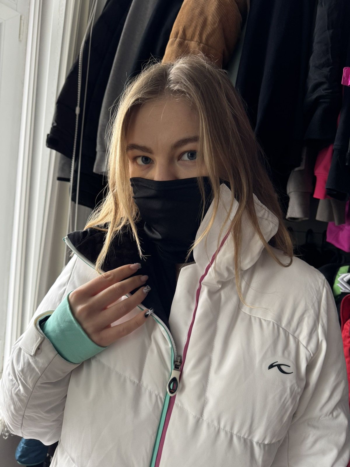 Designer × KJUS Kjus awesome white jacket ski Recco premium down Size M / US 6-8 / IT 42-44 - 5 Thumbnail