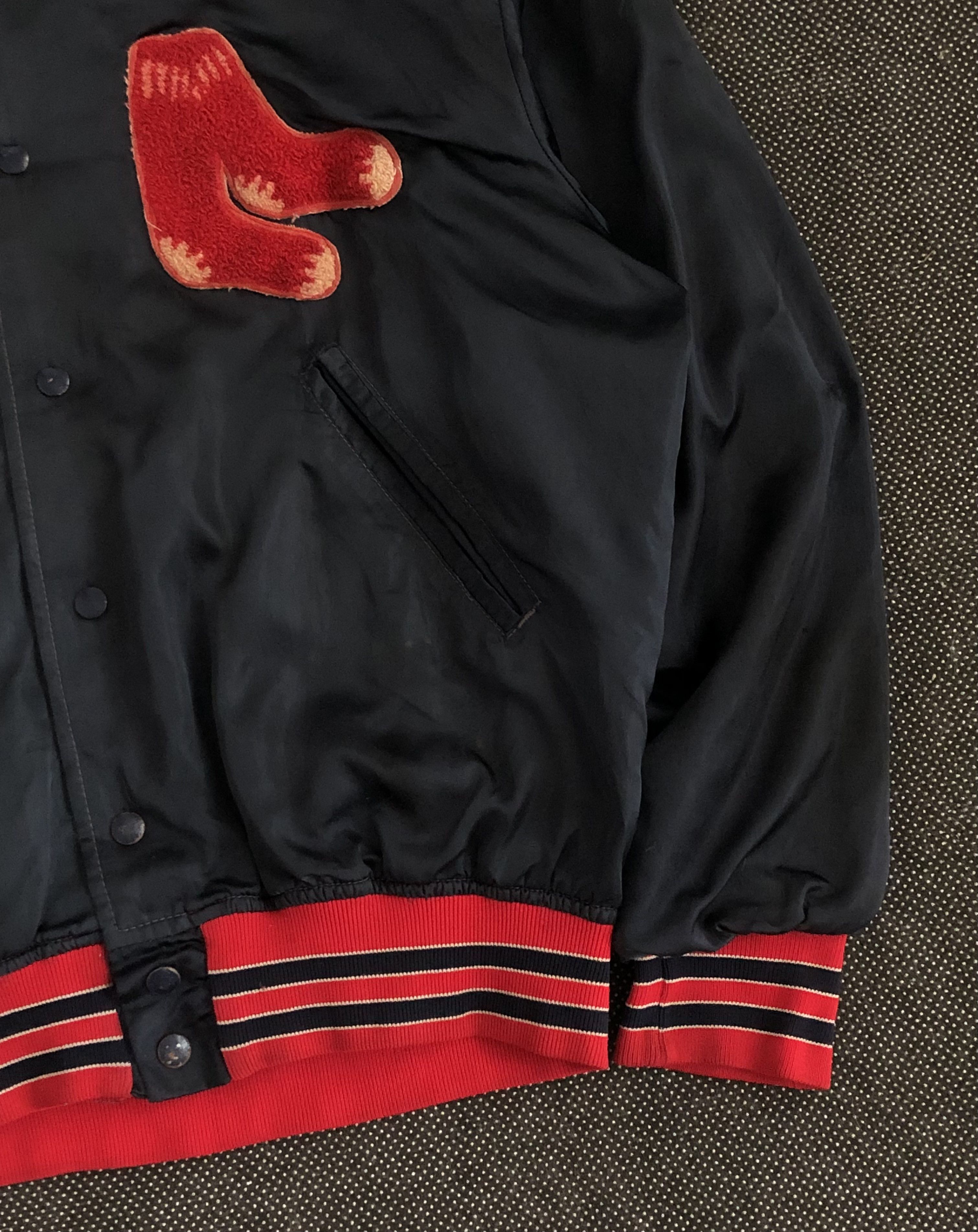 MLB RARE🔥VINTAGE 70’S BOSTON RED SOX DISTRESSED BAGGY VARSITY Size US L / EU 52-54 / 3 - 8 Thumbnail