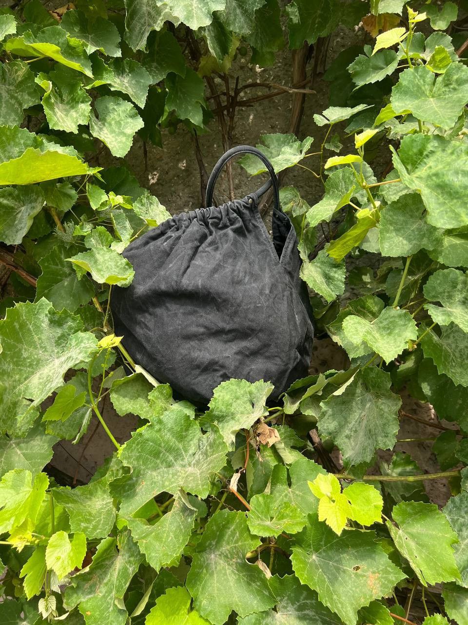 Designer × Japanese Brand × Vintage Opium Black Draw Top Bucket Light Hand Shoulder Bag Size ONE SIZE - 5 Thumbnail