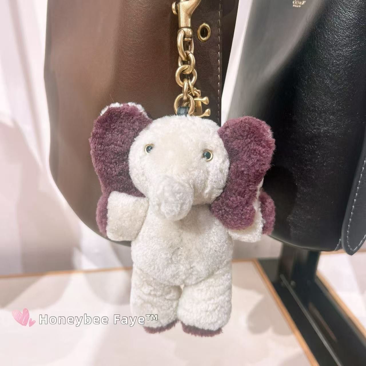 Coach Ellie Bag Charm In Shearling CCR24 Size ONE SIZE - 1 Thumbnail