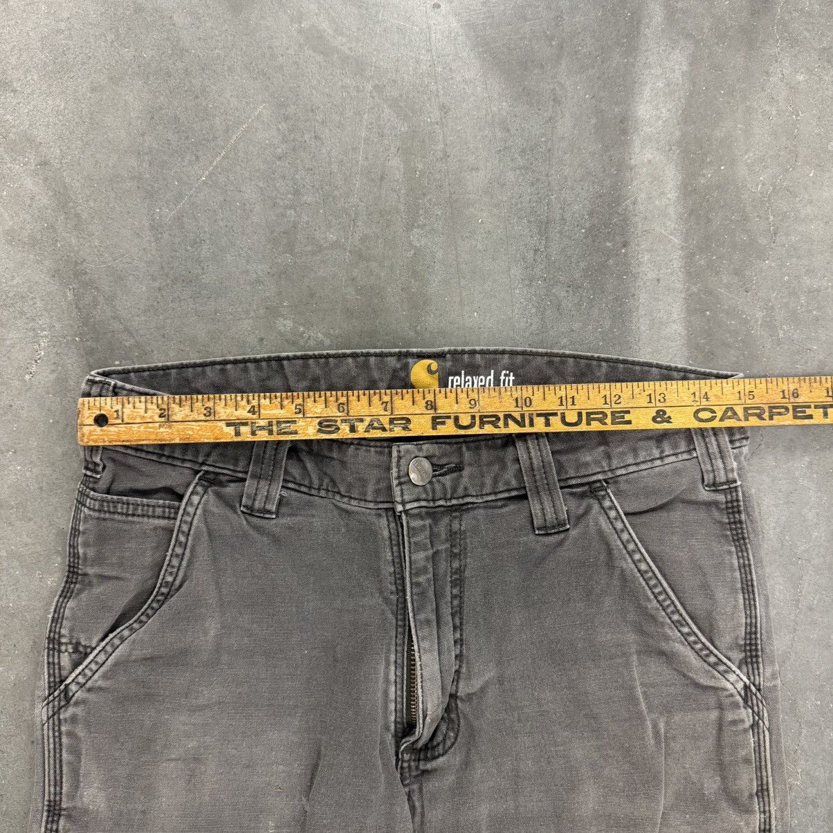 Carhartt × Vintage VTG Fucked Up Carhartt Paint Splatter Distressed Work Pants Size US 30 / EU 46 - 19 Thumbnail