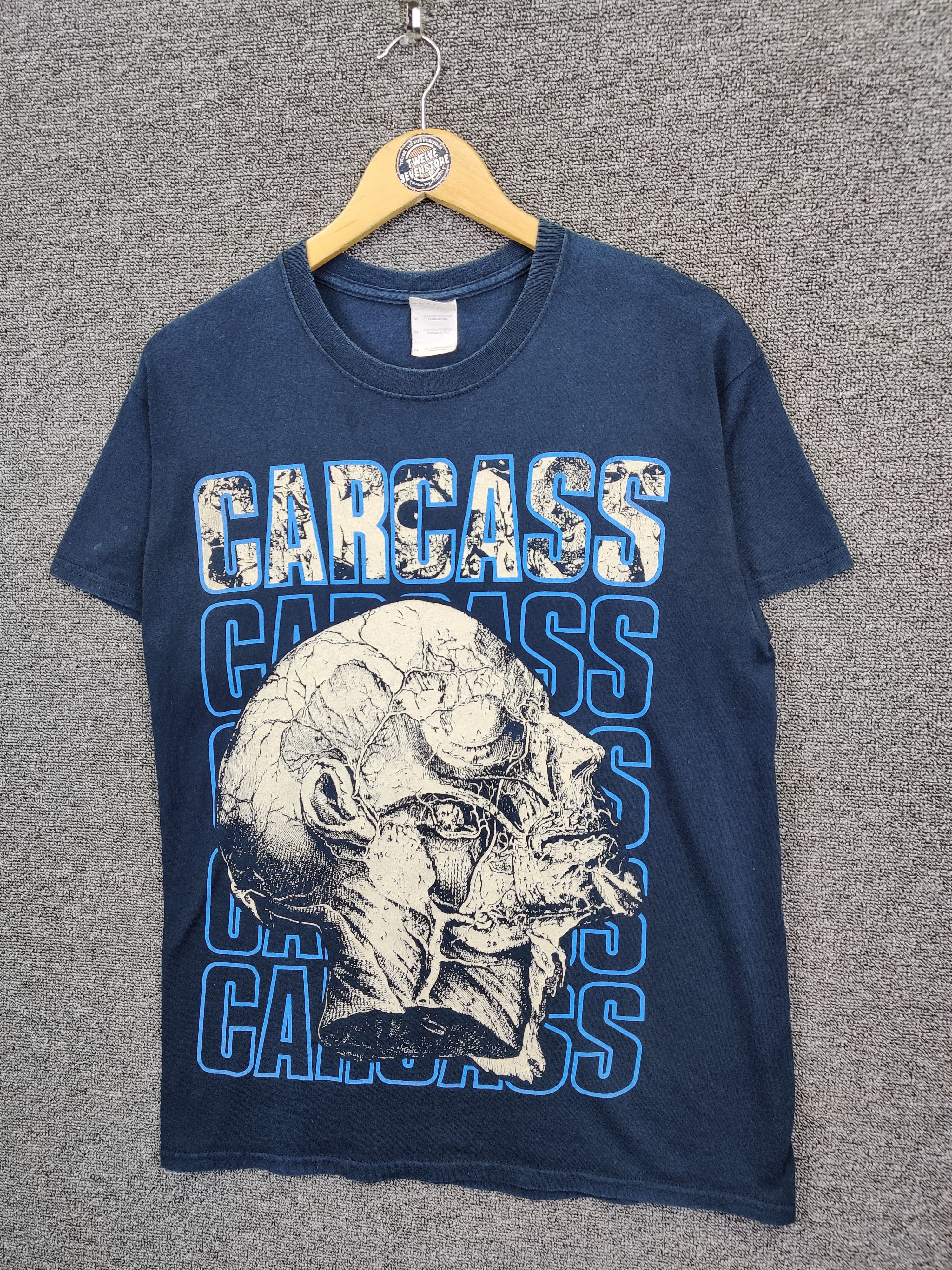 Band Tees Vintage Carcass Necro Head Tee Tshirt Size US M / EU 48-50 / 2 - 2 Thumbnail