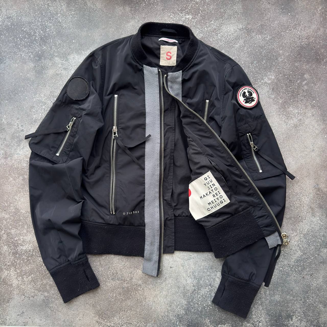 20471120 × Japanese Brand × Vintage Japanese Style Zip Details Techwear Bomber Jacket Size US M / EU 48-50 / 2 - 2 Thumbnail