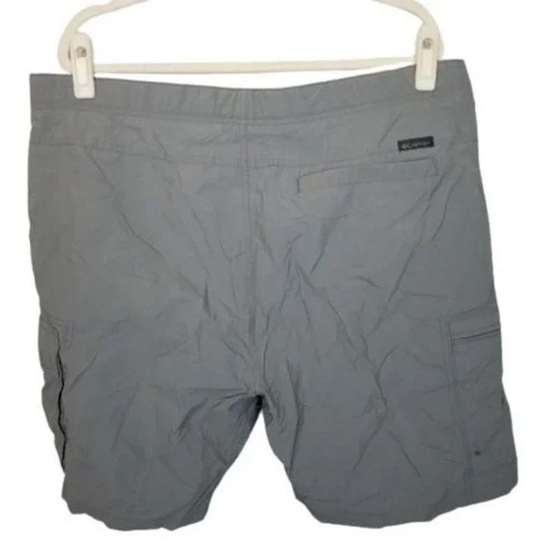 Columbia Columbia Mens Gray Nylon Hiking Cargo Shorts Sz L Gorpcore Size US 38 / EU 54 - 6 Thumbnail