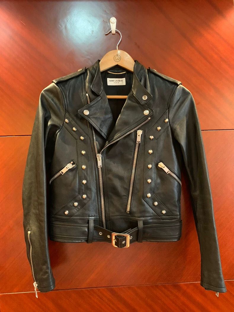 Saint Laurent Paris saint Laurent parisLeather jacket 2503-Nextarrow Size XS / US 0-2 / IT 36-38 - 3 Thumbnail