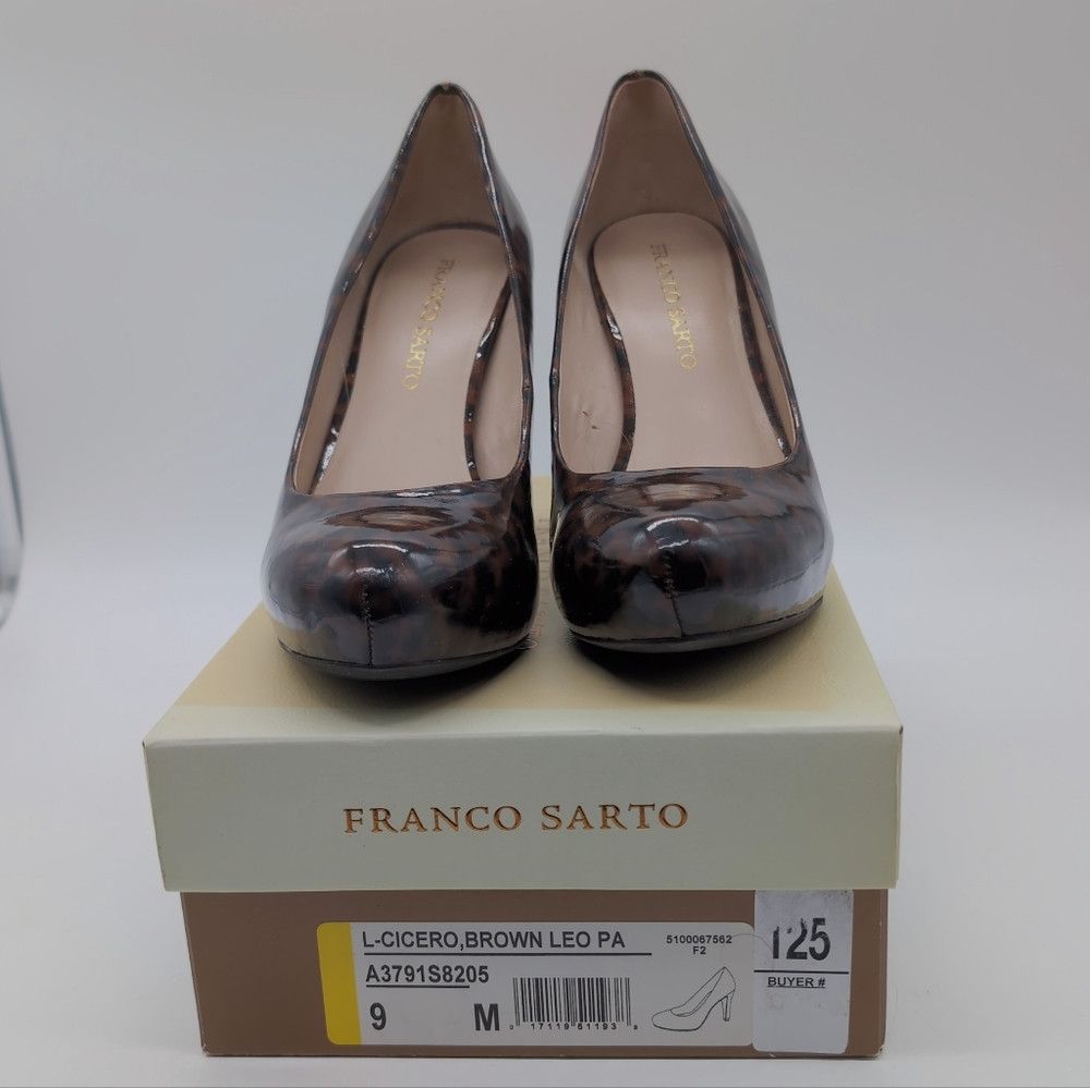 Franco Sarto Franco Sarto Sz 9 Elegant Brown leopard Pumps L-Cicero Leo Size US 9 / IT 39 - 9 Thumbnail