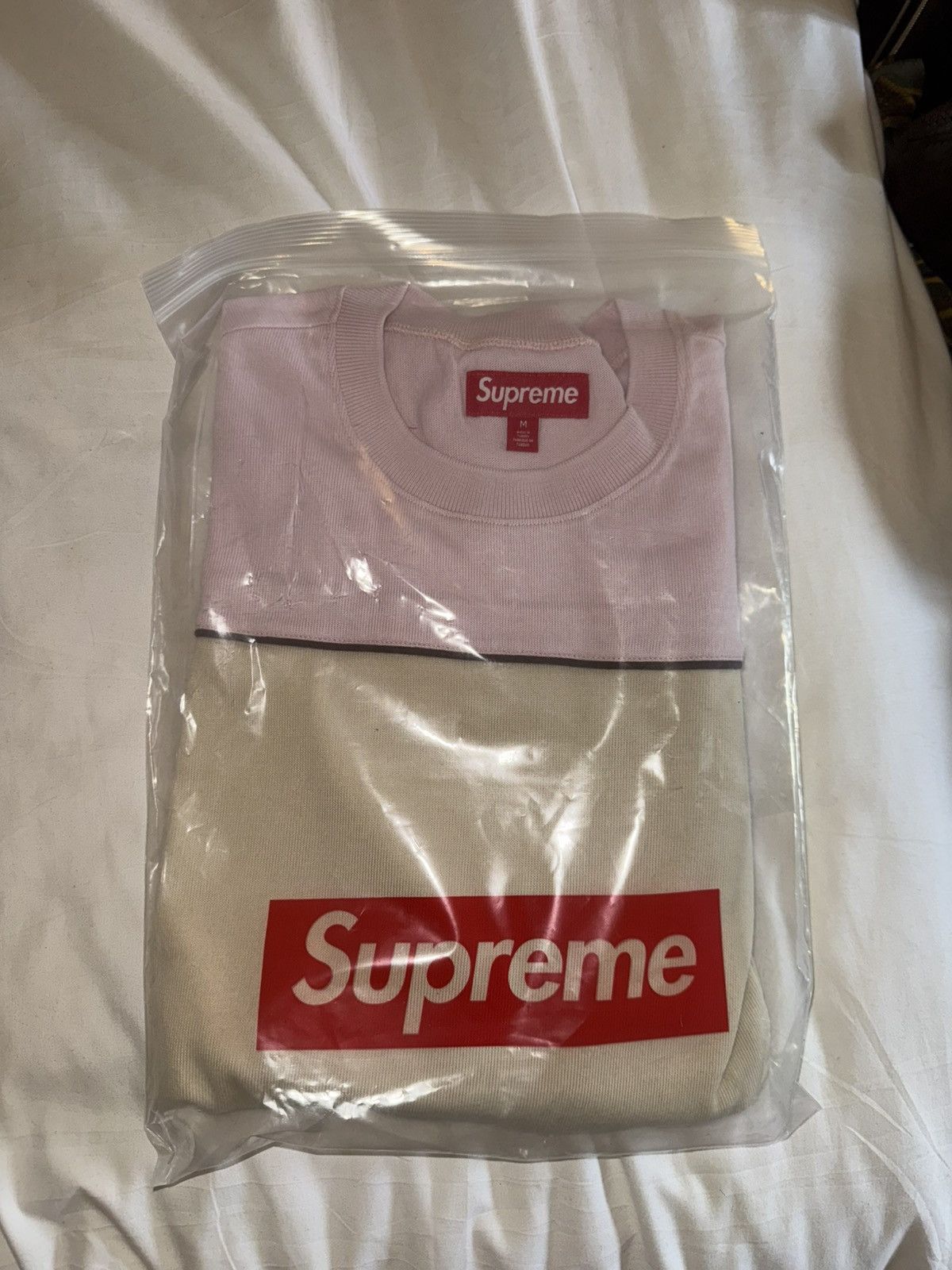 Supreme Supreme Paneled Piping L/S Top Tan - 25SS Size US M / EU 48-50 / 2 - 2 Thumbnail