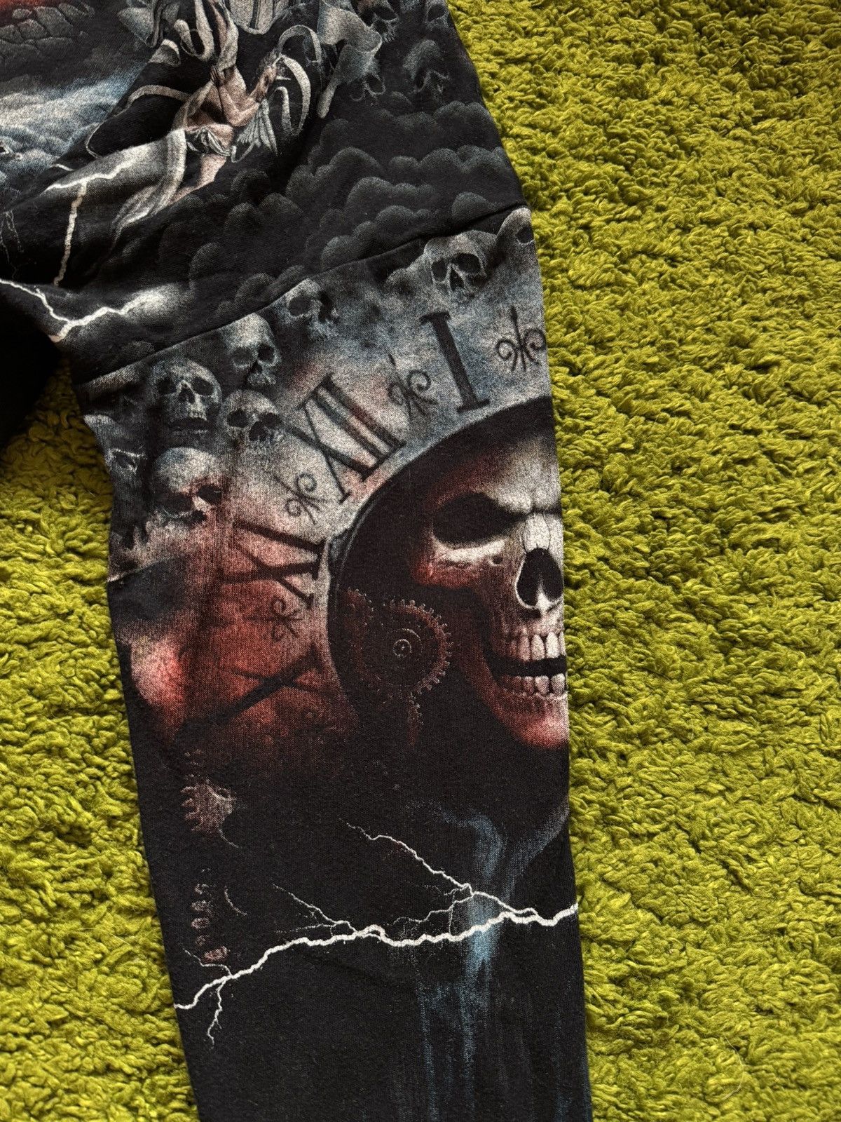 If Six Was Nine Spiral 2000s vintage gothic opium Y2K style longsleeve Size XXL / US 16-18 / IT 52-54 - 6 Thumbnail