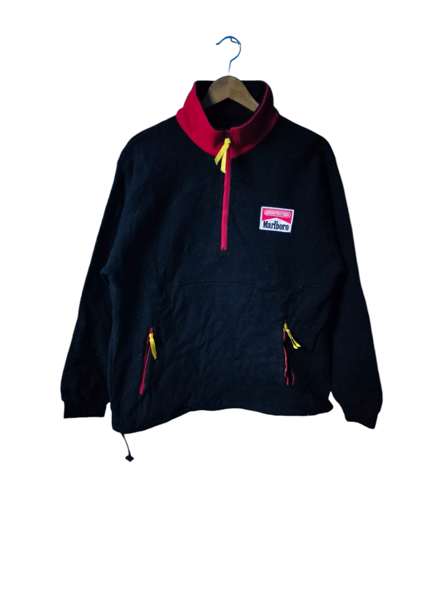 Marlboro × Vintage vintage 90s MARLBORO ADVANTURE TEAM fleece jacket Size US L / EU 52-54 / 3 - 1 Thumbnail