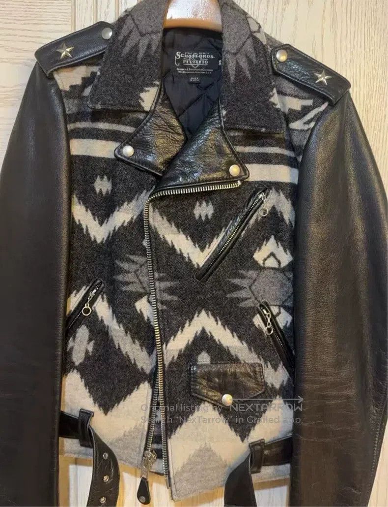 Schott Schott Stitched biker jacket Size US M / EU 48-50 / 2 - 1 Thumbnail