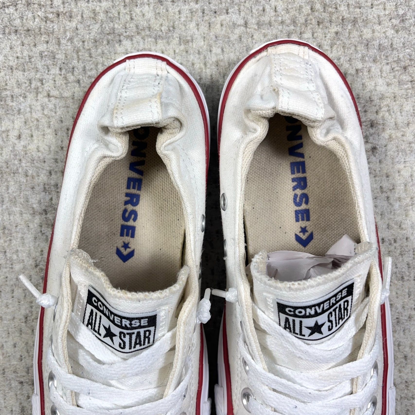 Converse Converse Chuck Taylor All Star Shoreline Slip On Women 7 White Sneaker Casual Canvas Stars Logo Comfort Low Top Size US 7 / IT 37 - 7 Thumbnail