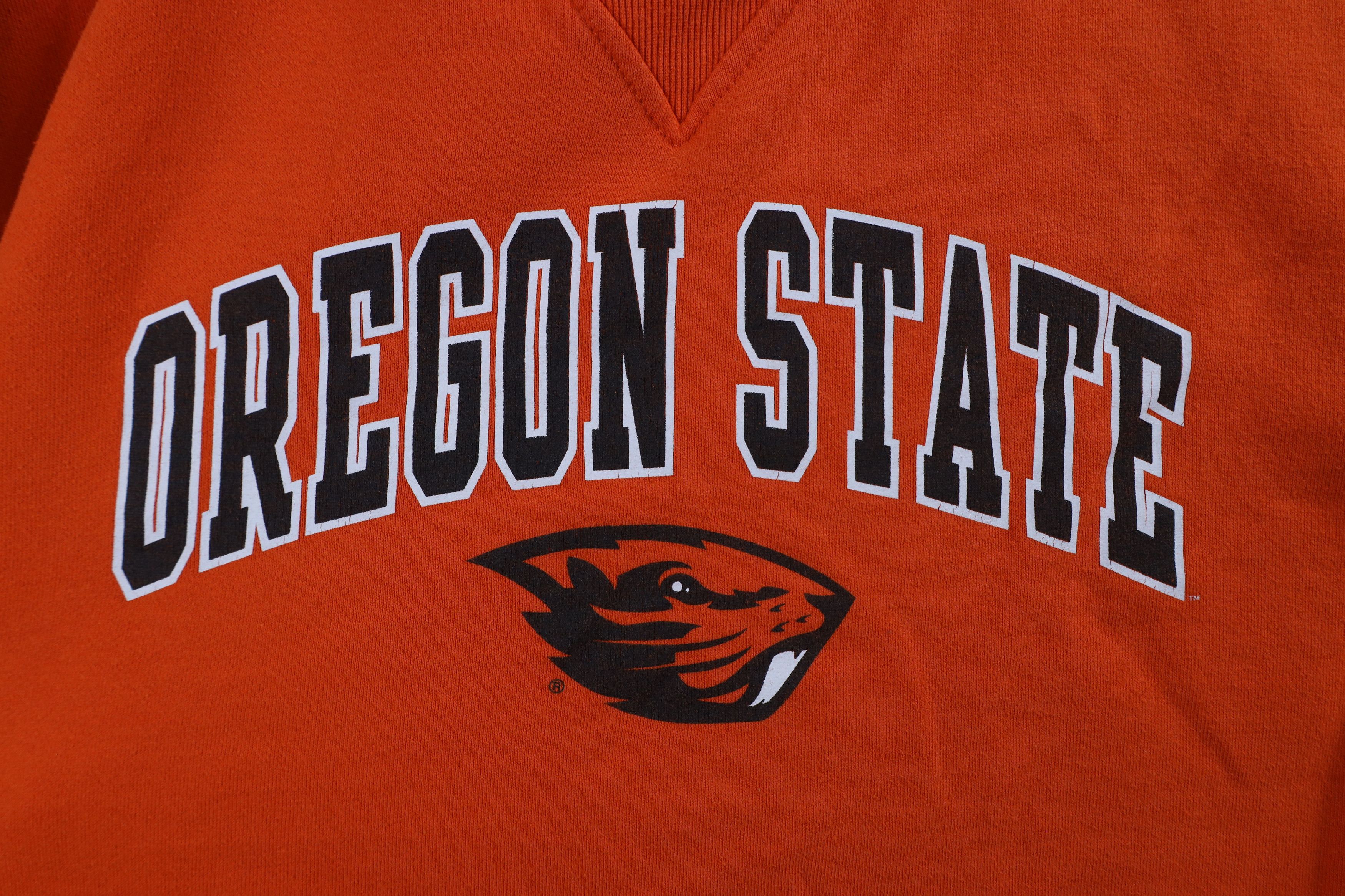Vintage Vintage 90s Oregon State University Crewneck Sweatshirt Size US XL / EU 56 / 4 - 4 Thumbnail