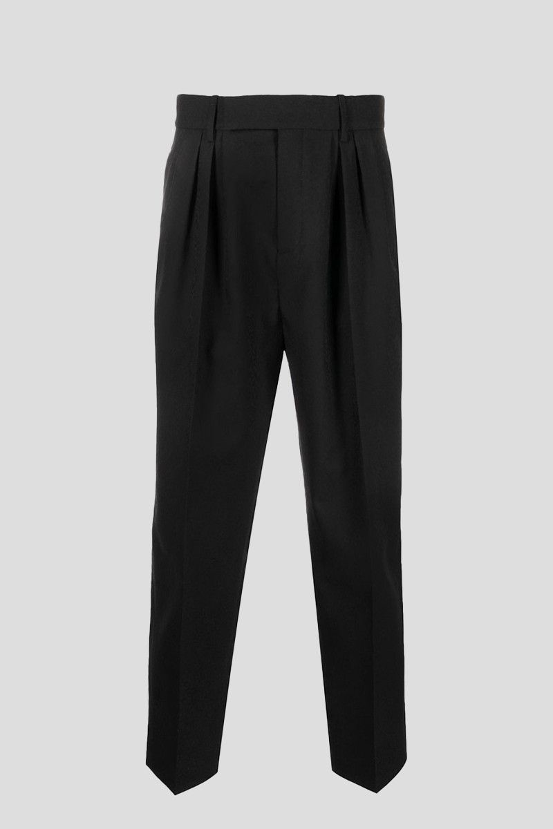 Saint Laurent Paris o1s1wg111224 Straight Leg Trousers in Black Size US 36 / EU 52 - 1 Thumbnail