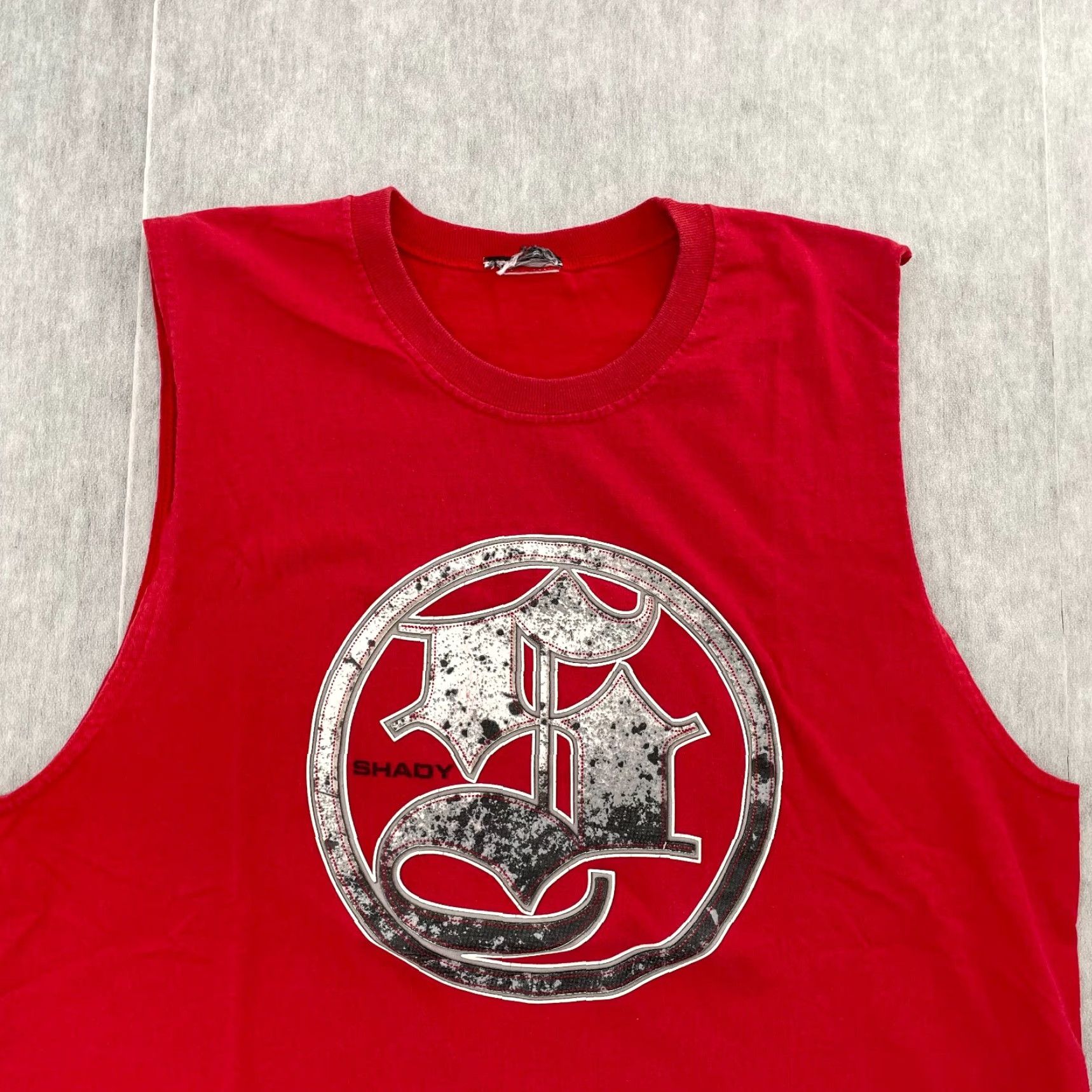 Logo 7 VINTAGE Eminem T-Shirt Men Large Red Slim Shady Logo Hip Hop 90s Rap Size US L / EU 52-54 / 3 - 3 Thumbnail