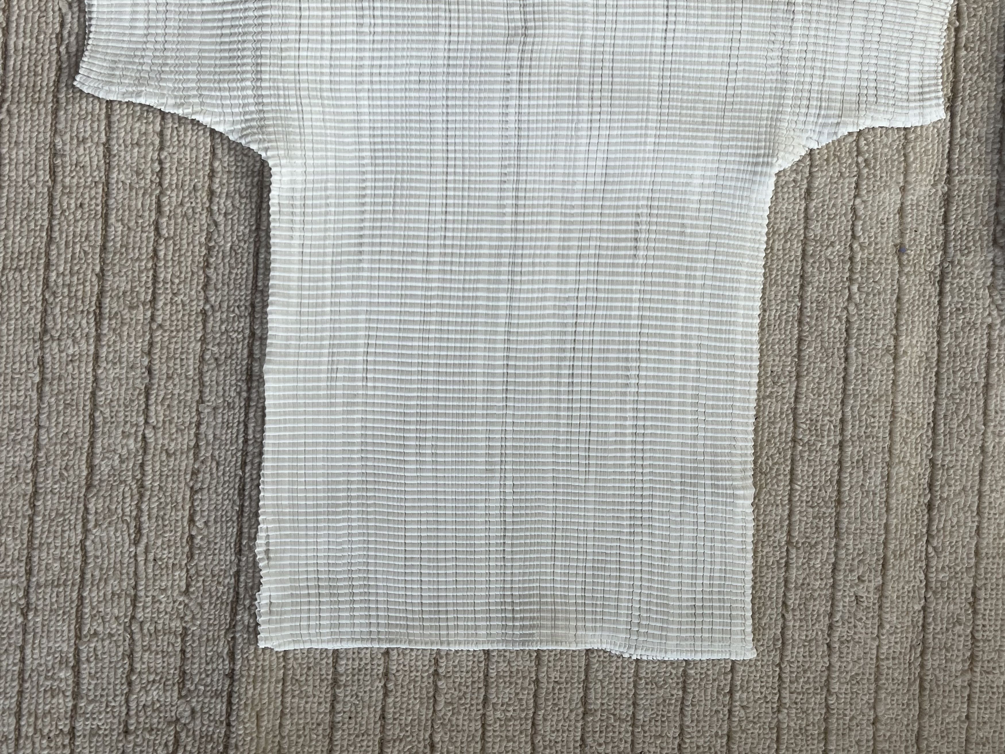 Issey Miyake Issey Miyake White Turtleneck Pleats Please Size ONE SIZE - 6 Thumbnail