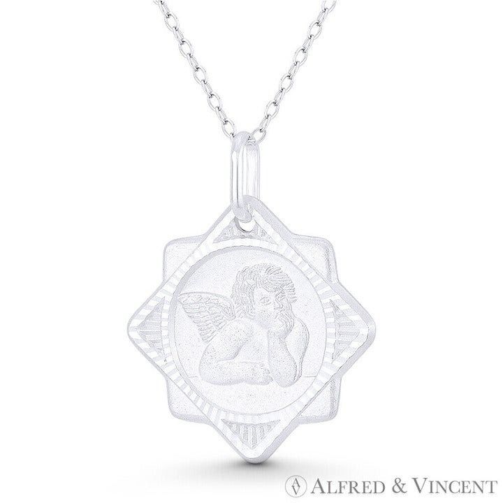 Other Winged Baby Cherub Guardian Angel Jewish Star Pendant Size ONE SIZE - 1 Preview