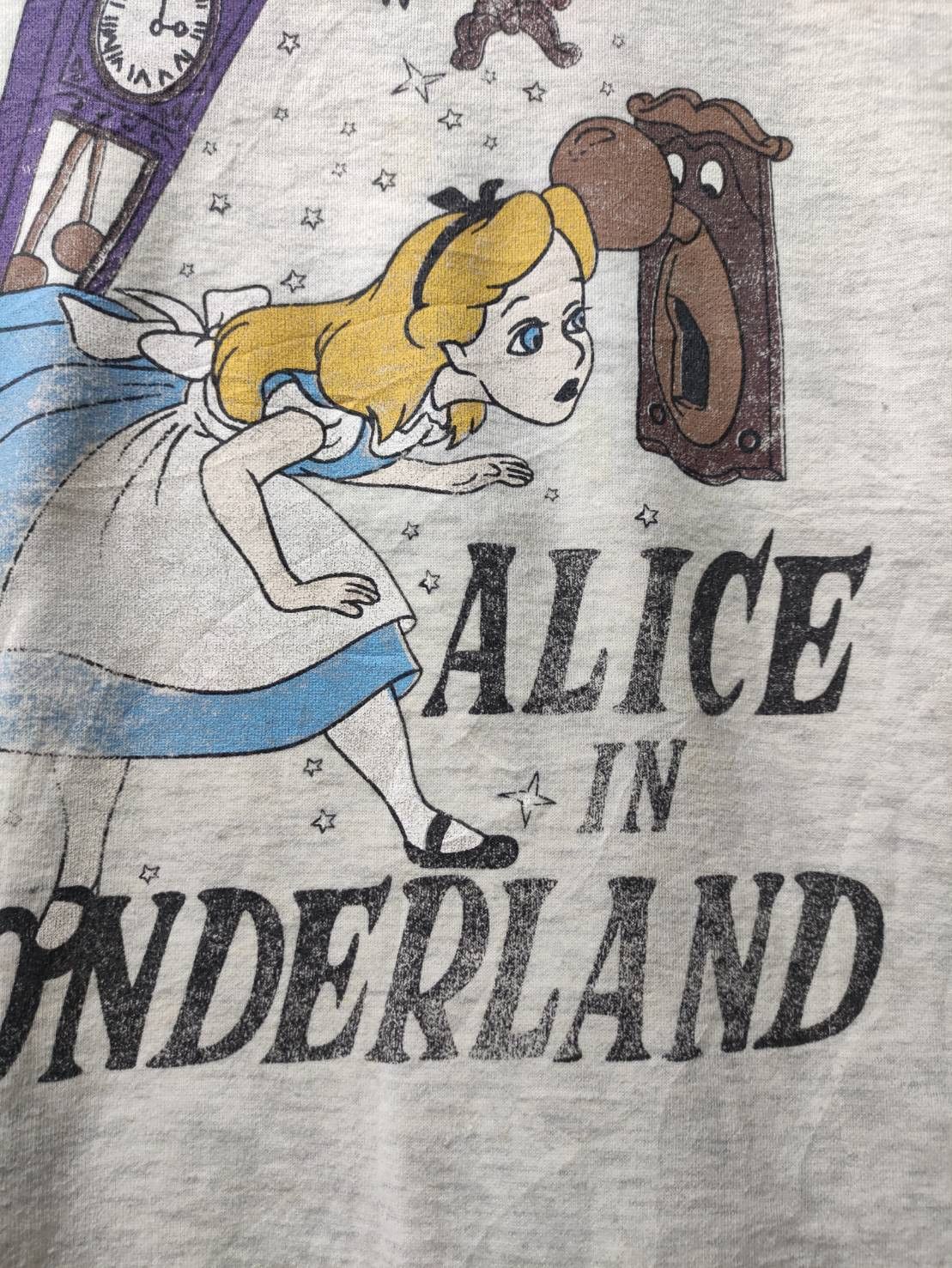 Disney Vtg 90's Alice in Wonderland Pocket Side Long Sleeve Size US L / EU 52-54 / 3 - 3 Thumbnail