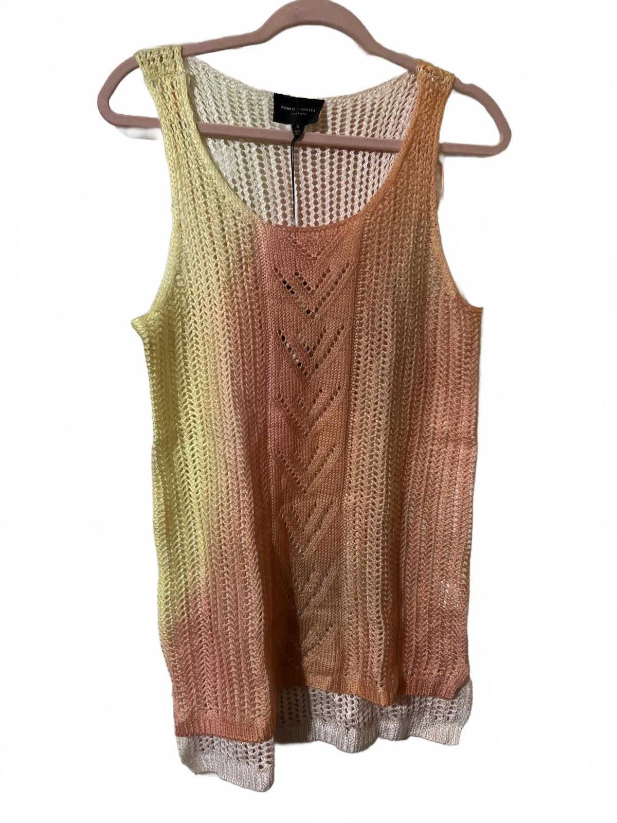 Other Romeo & Juliet Couture Knit Tank Top Multi-Color Gradient S Size S / US 4 / IT 40 - 3 Thumbnail