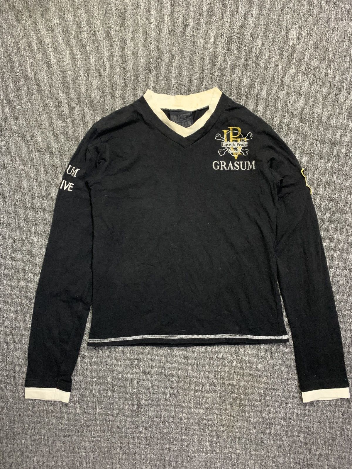Hysteric Glamour Brilliant Grasum Brand Double Layers Crop Long Sleeve Size S / US 4 / IT 40 - 3 Thumbnail