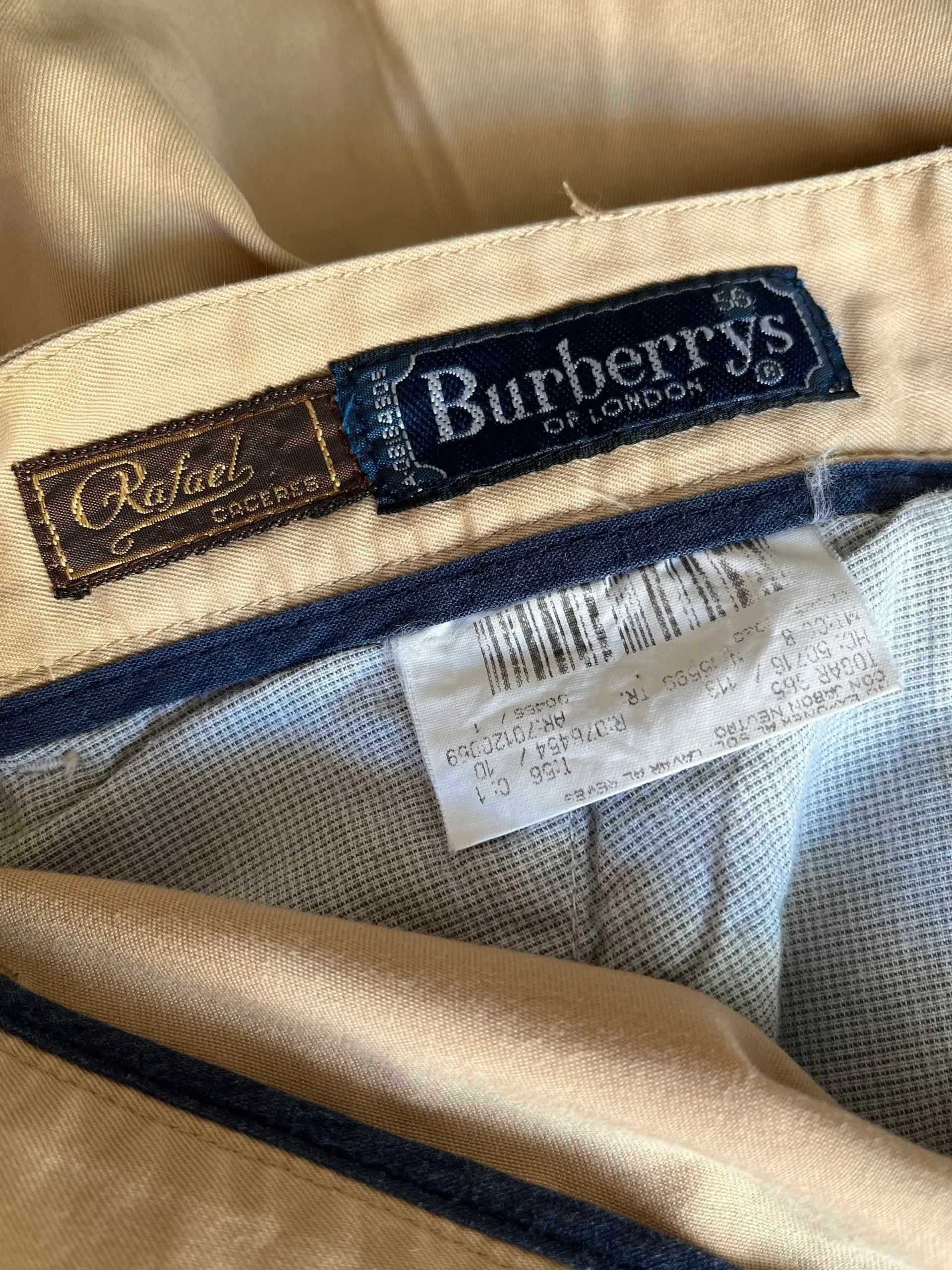 Burberry Burberry’s Of London Chinos Pants Wide 90s Sz 55 / XXL Size US 41 - 11 Thumbnail