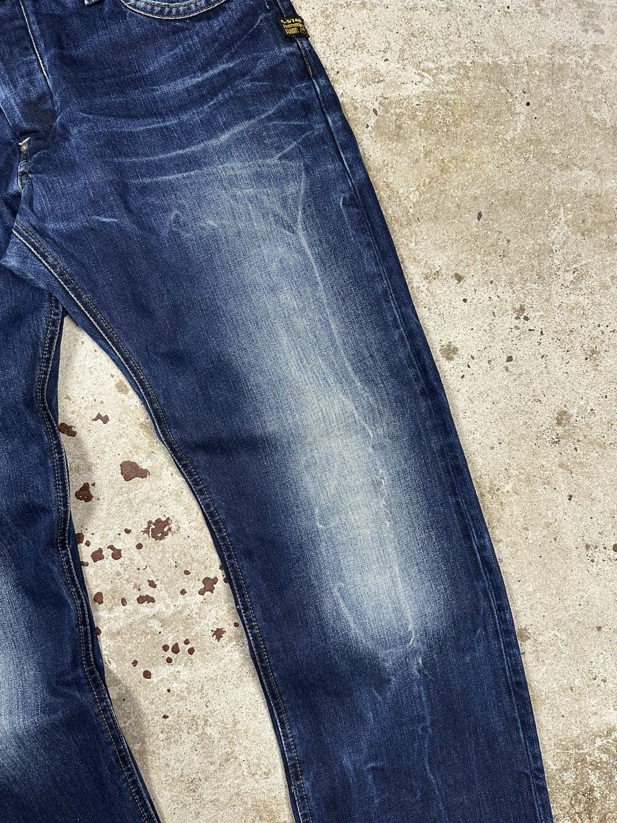 G-Star Vintage Y2K G Star Raw Attacc Low Straight Denim Jeans Size US 33 - 6 Thumbnail