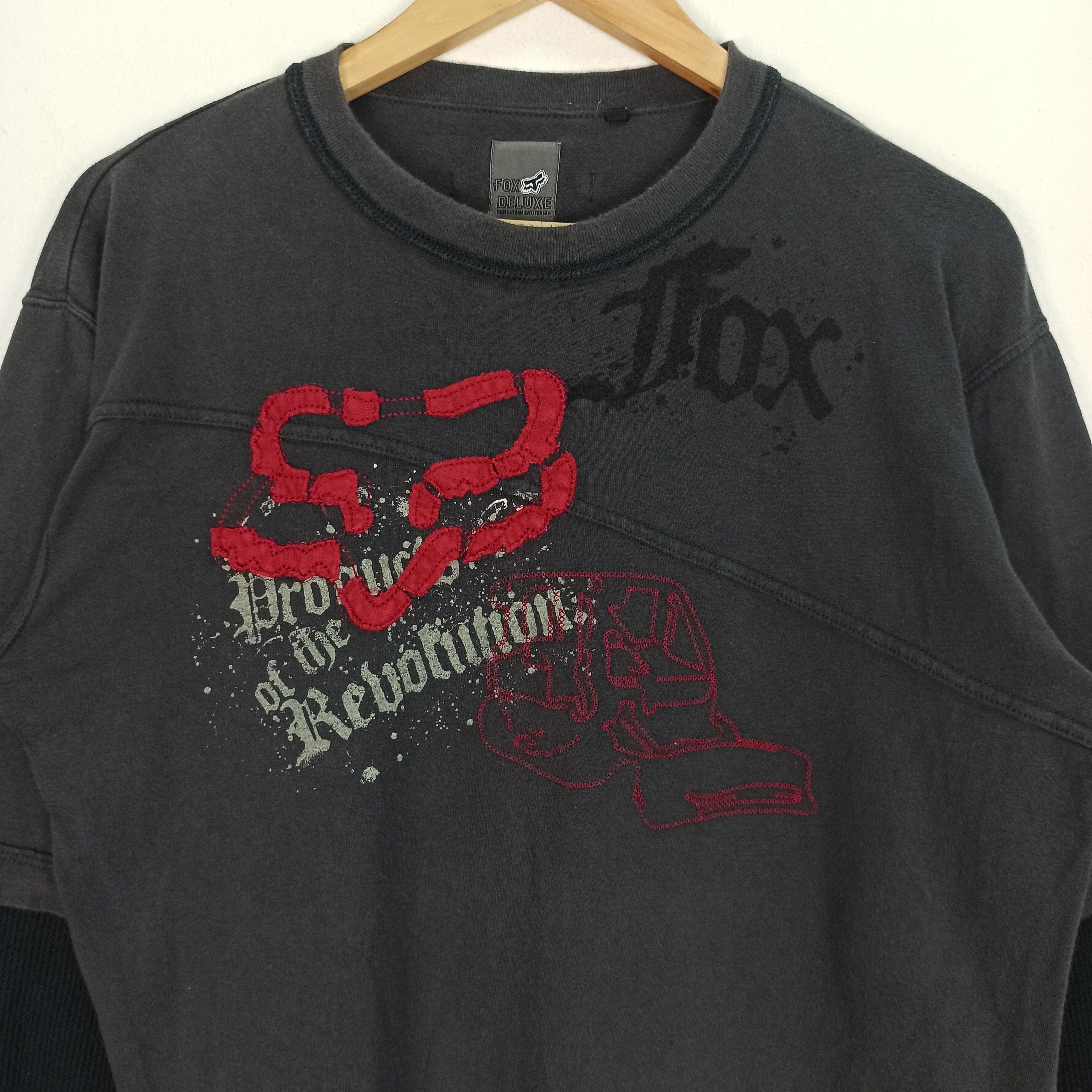Fox Racing 🔥Rare🔥 FOX Double Layer Style Long Sleeve Size US L / EU 52-54 / 3 - 3 Thumbnail