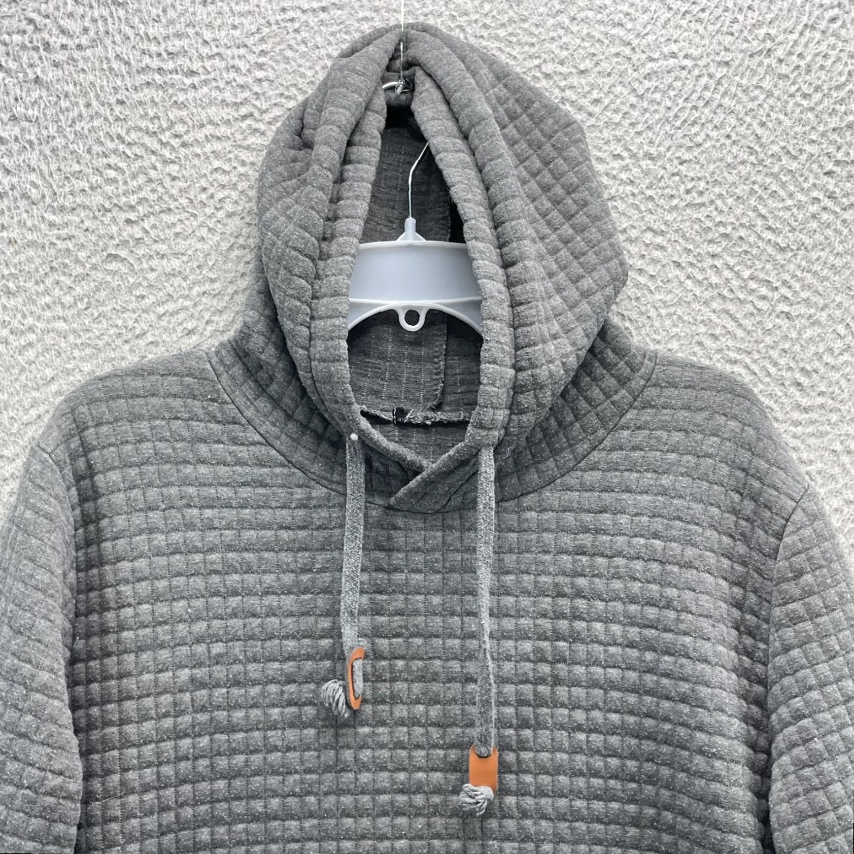 Vogue Vogue Waffle Knit Hoodie Men Large Quilted Outdoor Streetwear Workwear Gorp Camp Size US L / EU 52-54 / 3 - 4 Thumbnail
